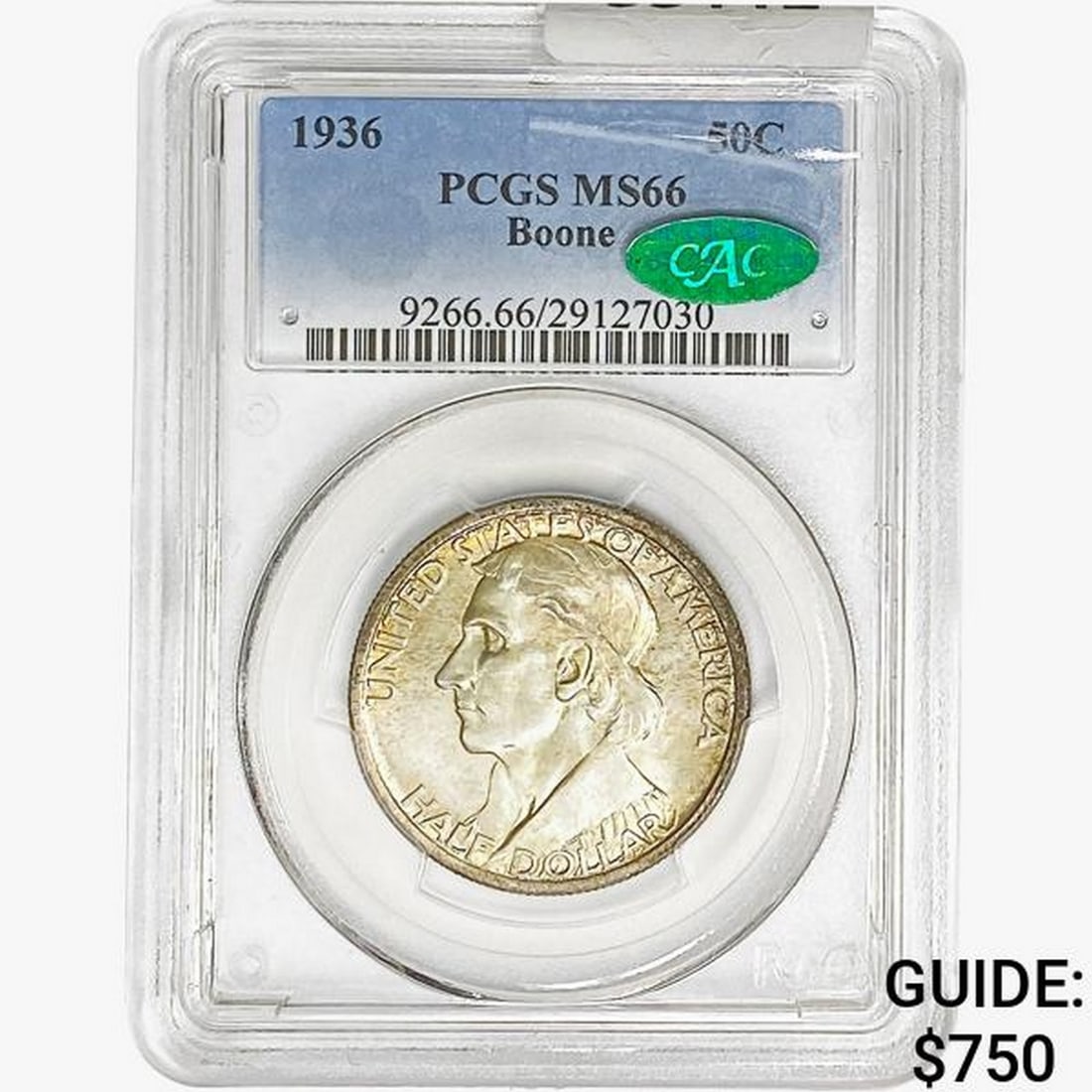 1936 Boone Half Dollar PCGS MS66 (1 of 2)