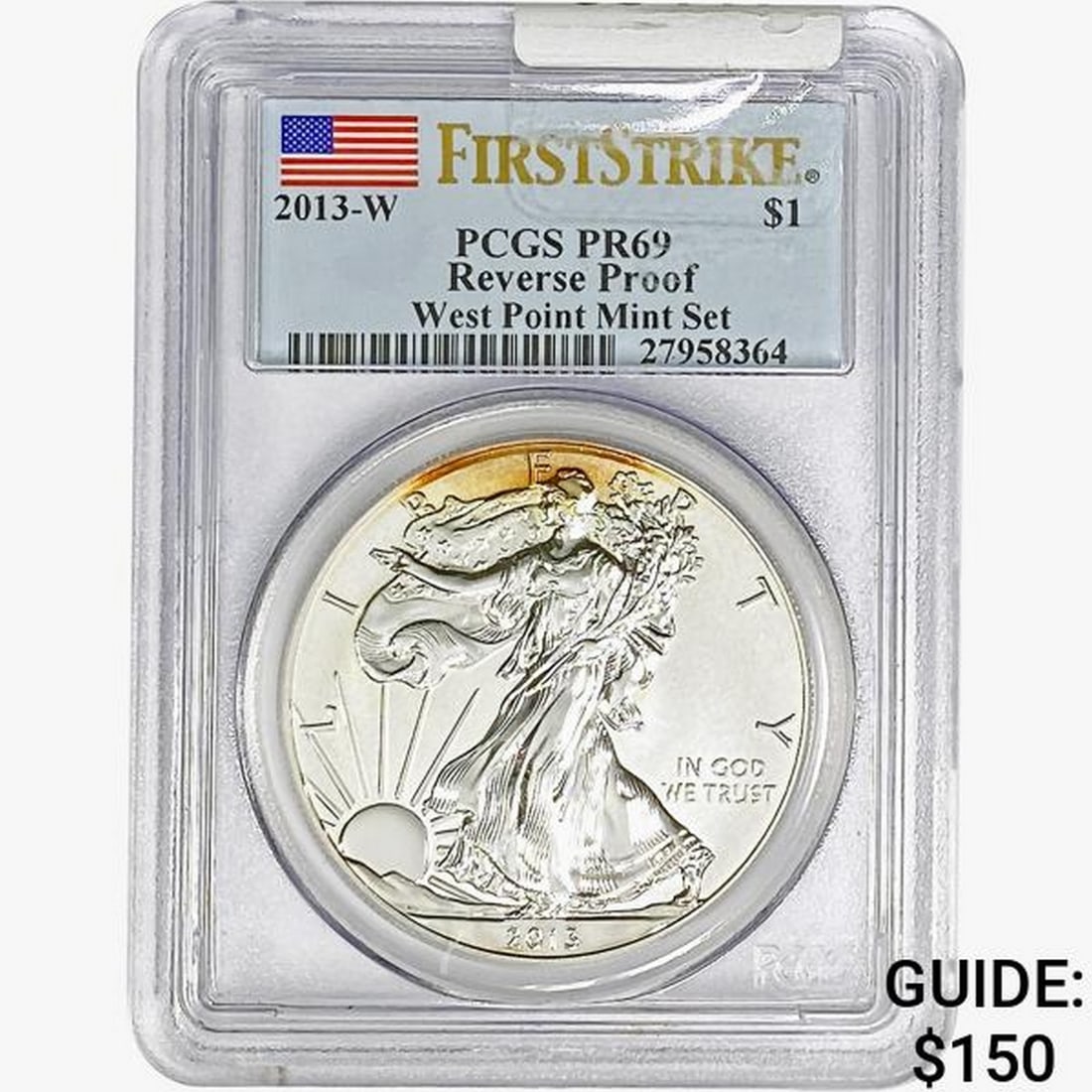 2013-W Silver Eagle PCGS PR69 Rev Proof (1 of 2)
