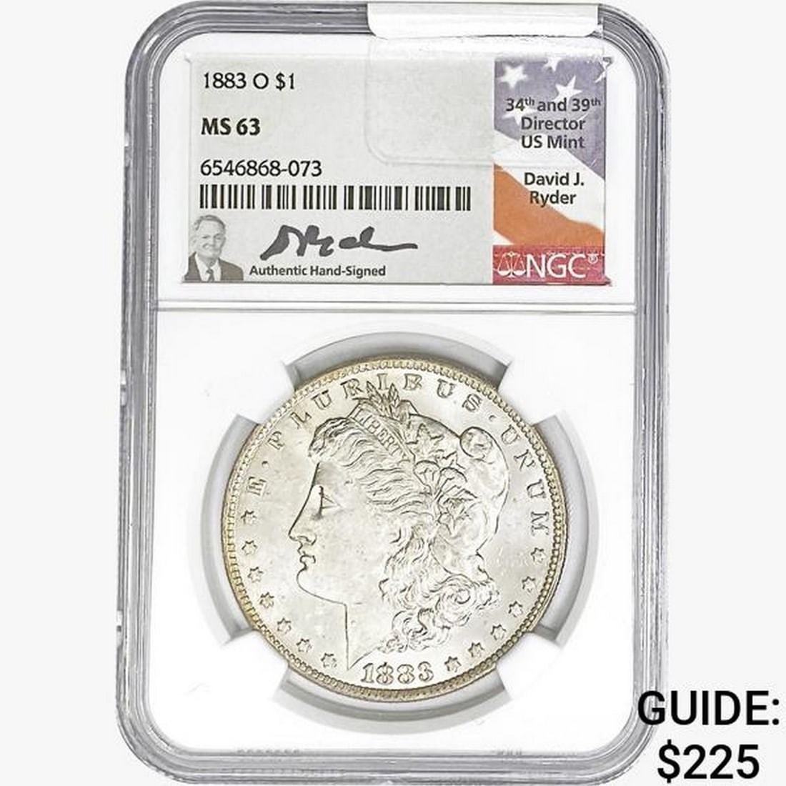 1883-O Morgan Silver Dollar NGC MS63 (1 of 2)