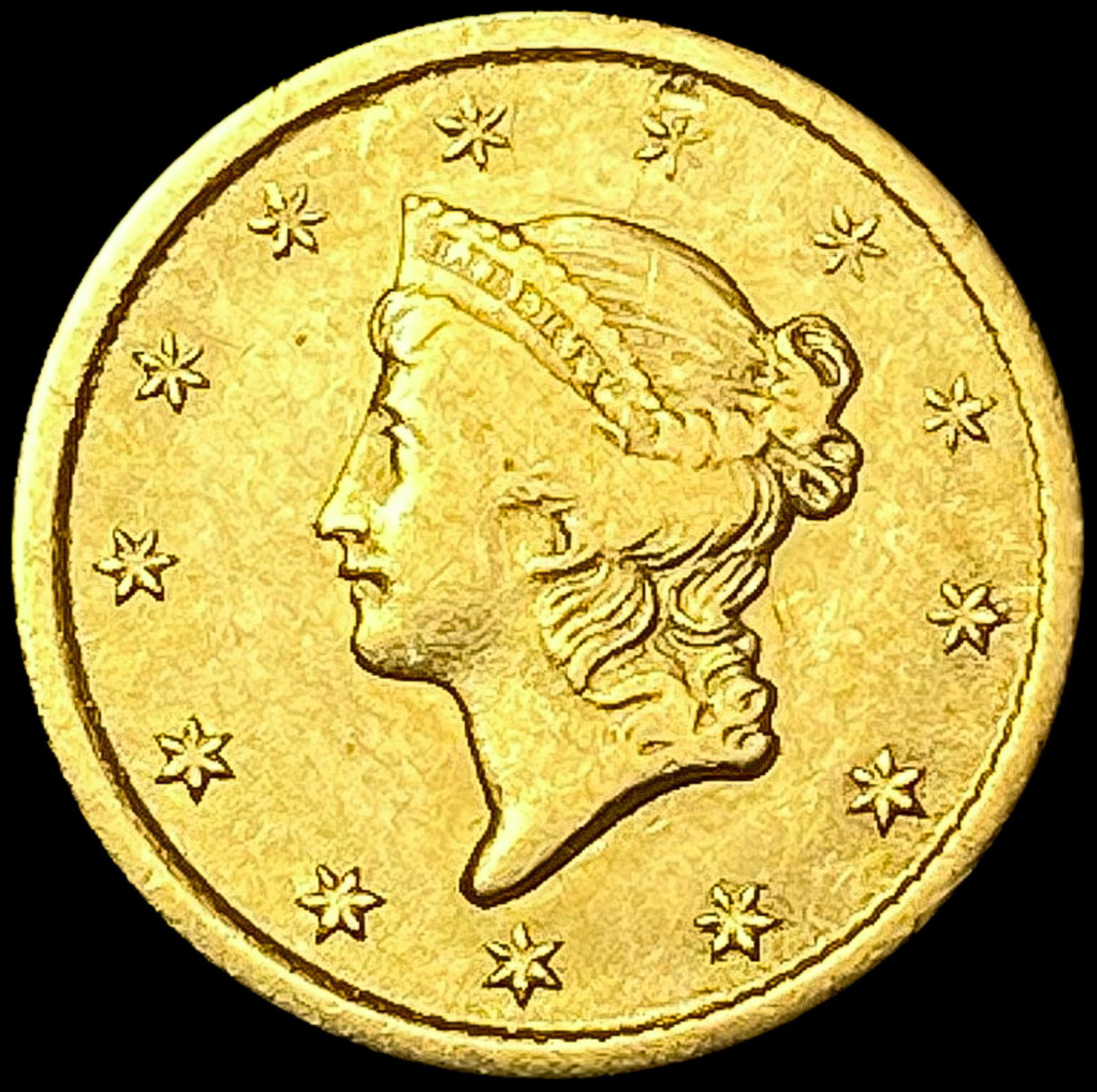 1852-O Rare Gold Dollar CHOICE AU (1 of 2)