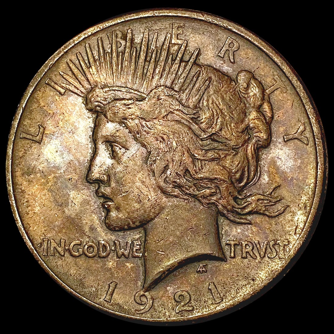 1921 Silver Peace Dollar CLOSELY UNCIRCULATED (1 of 2)