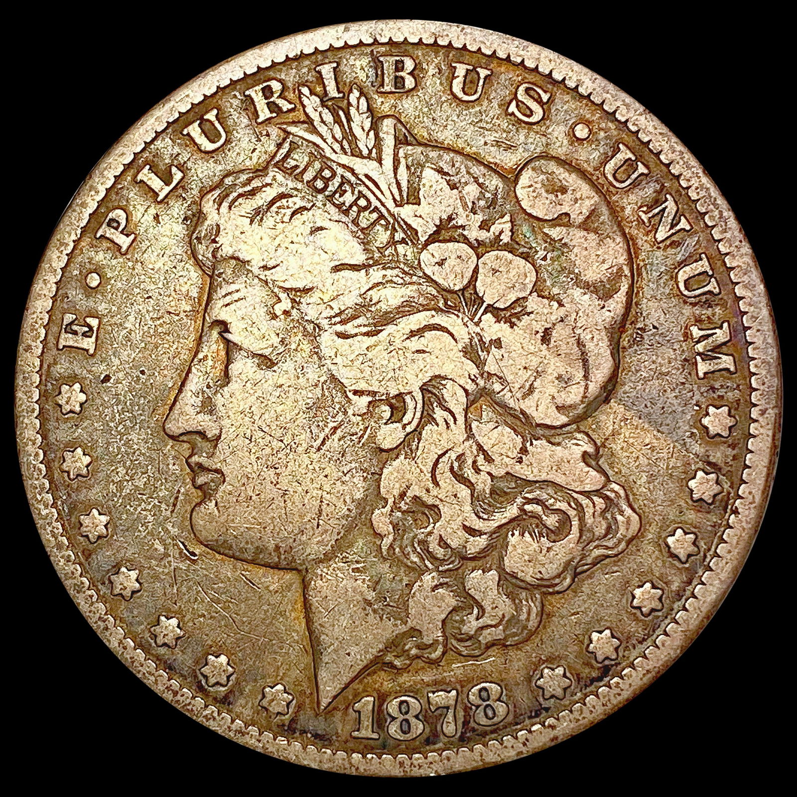 1878-CC Morgan Silver Dollar LIGHTLY CIRCULATED (1 of 2)