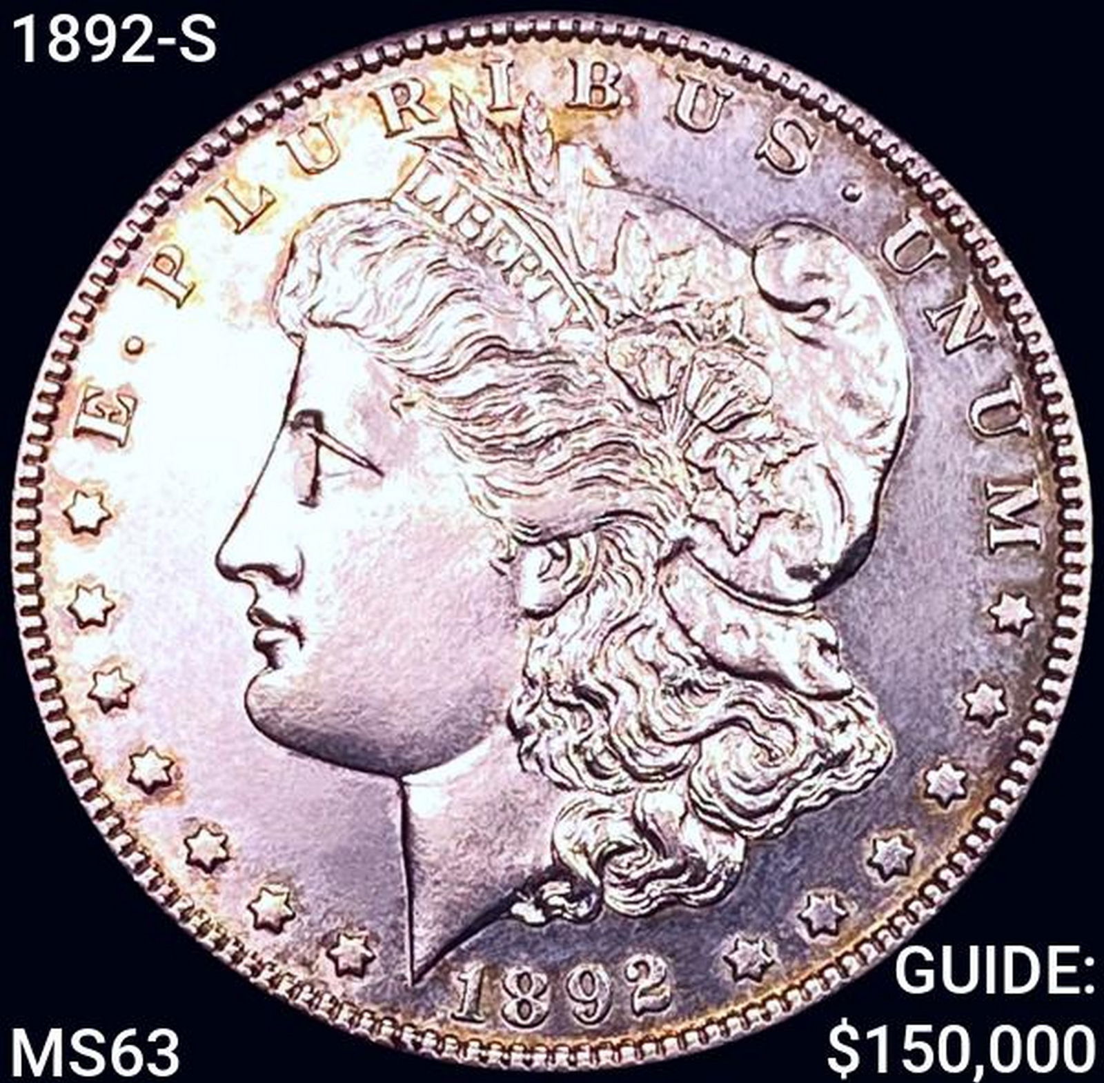 1892-S Morgan Silver Dollar CHOICE BU (1 of 2)