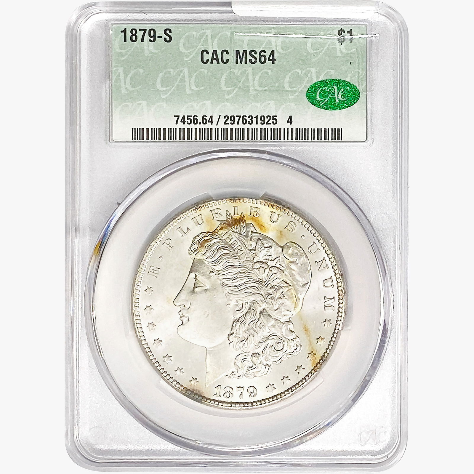 1879-S Morgan Silver Dollar CAC MS64 (1 of 2)