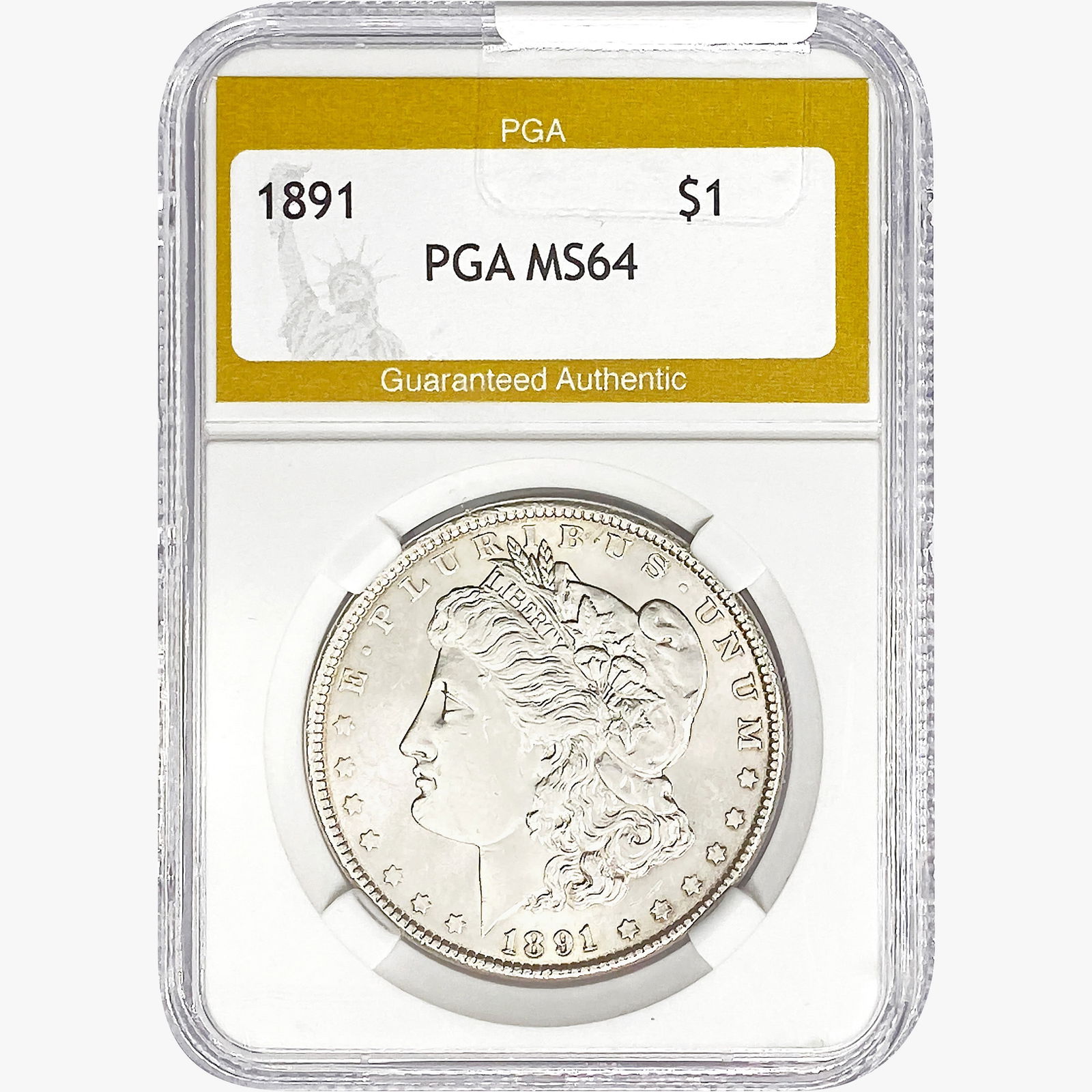 1891 Morgan Silver Dollar PGA MS64 (1 of 2)