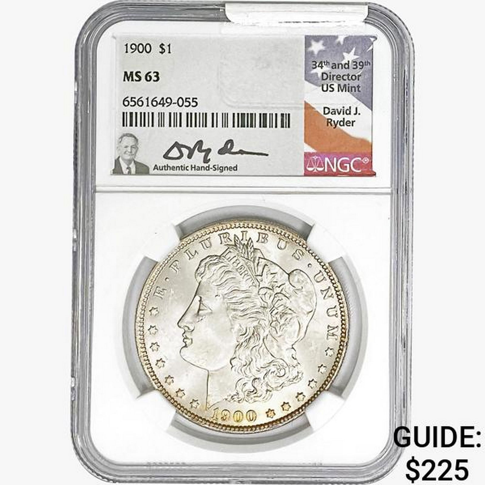 1900 Morgan Silver Dollar NGC MS63 (1 of 2)