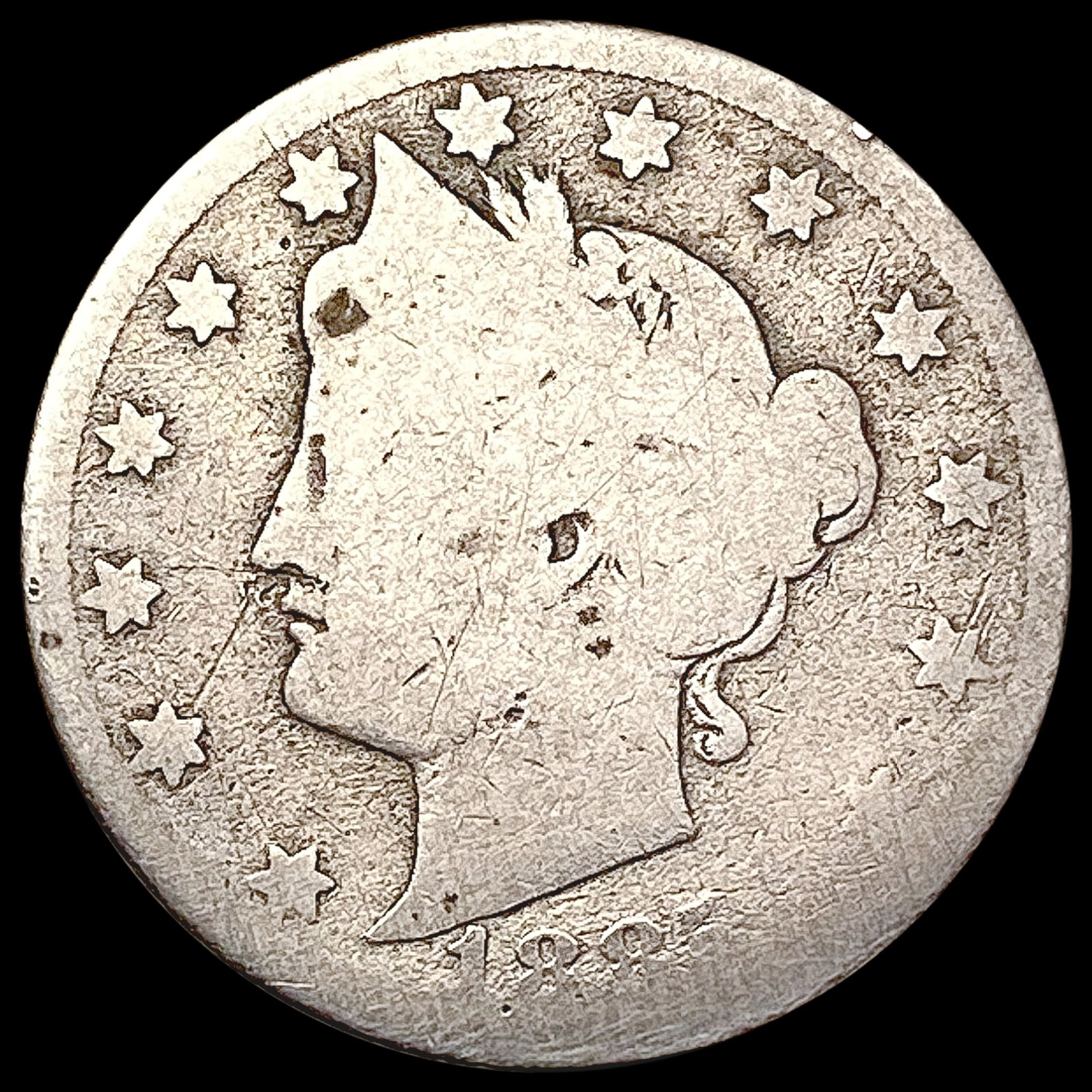 1885 Liberty Victory Nickel NICELY CIRCULATED: 1885 Liberty Victory Nickel NICELY CIRCULATED
