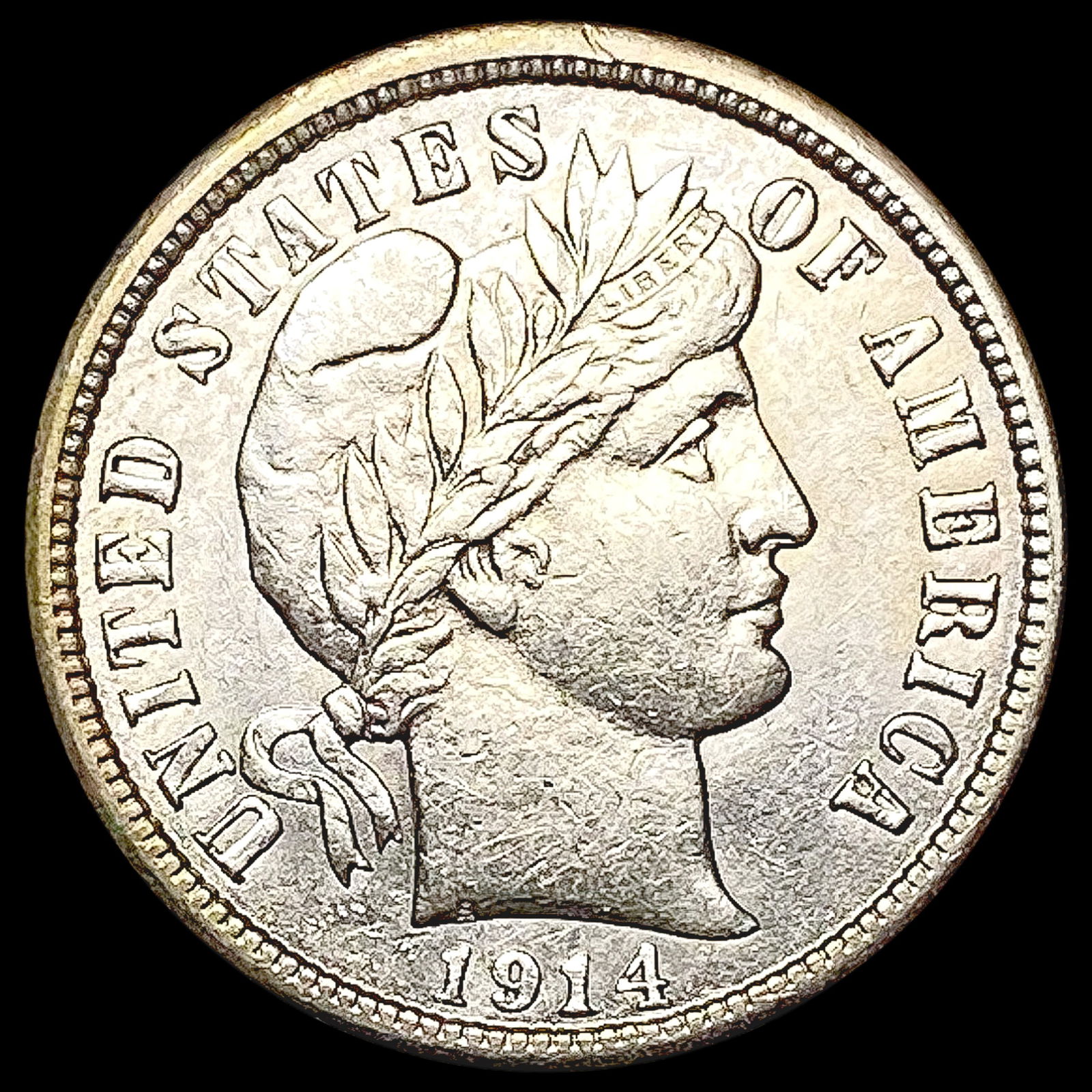 1914 Barber Dime UNCIRCULATED (1 of 2)