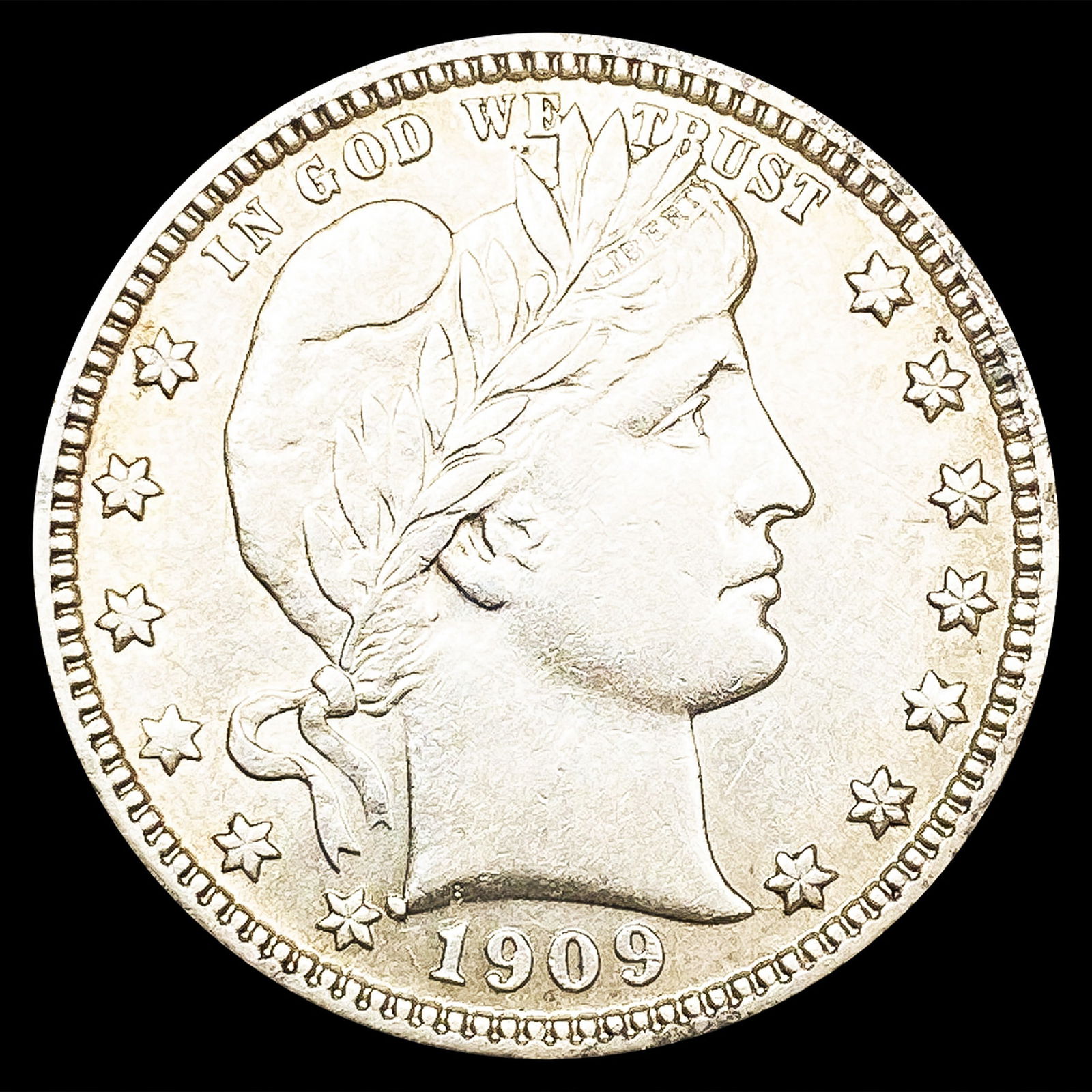 1909-D Barber Quarter CLOSELY UNCIRCULATED (1 of 2)