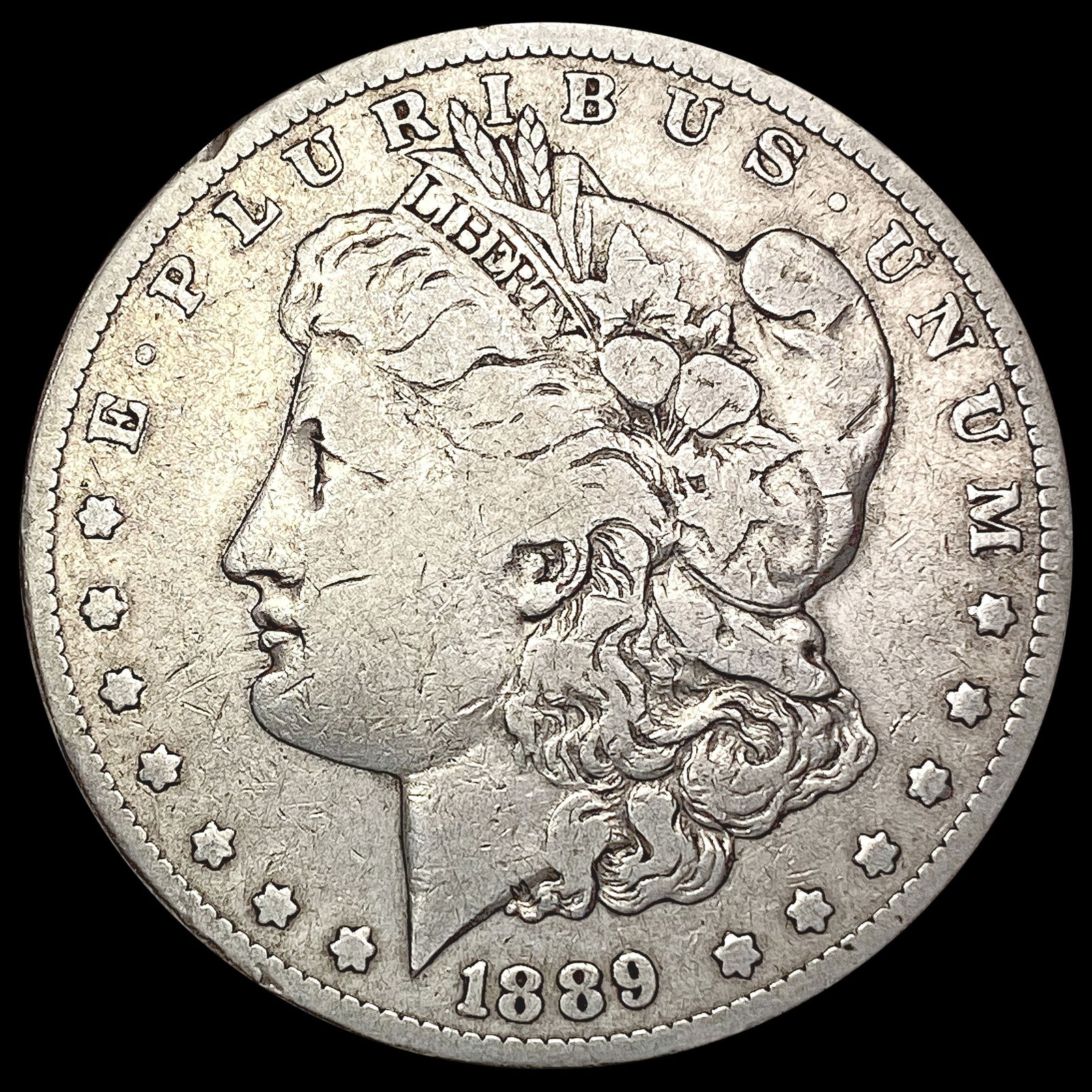 1889-CC Morgan Silver Dollar NICELY CIRCULATED (1 of 2)
