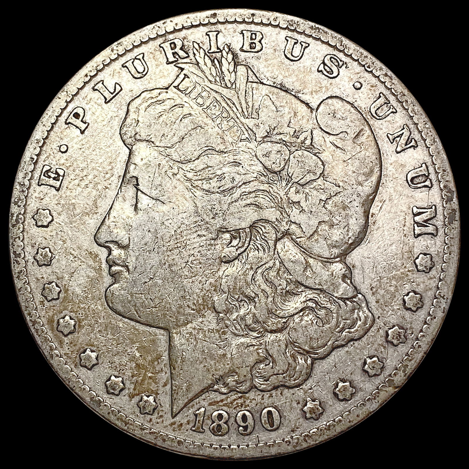 1890-CC Morgan Silver Dollar LIGHTLY CIRCULATED (1 of 2)