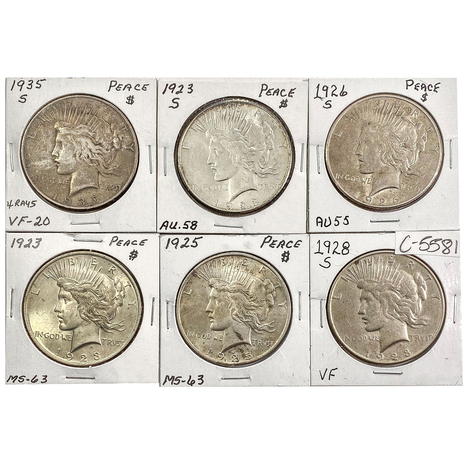 [6] 1923-1935 Silver Peace Dollar: [6] 1923-1935 Silver Peace Dollar