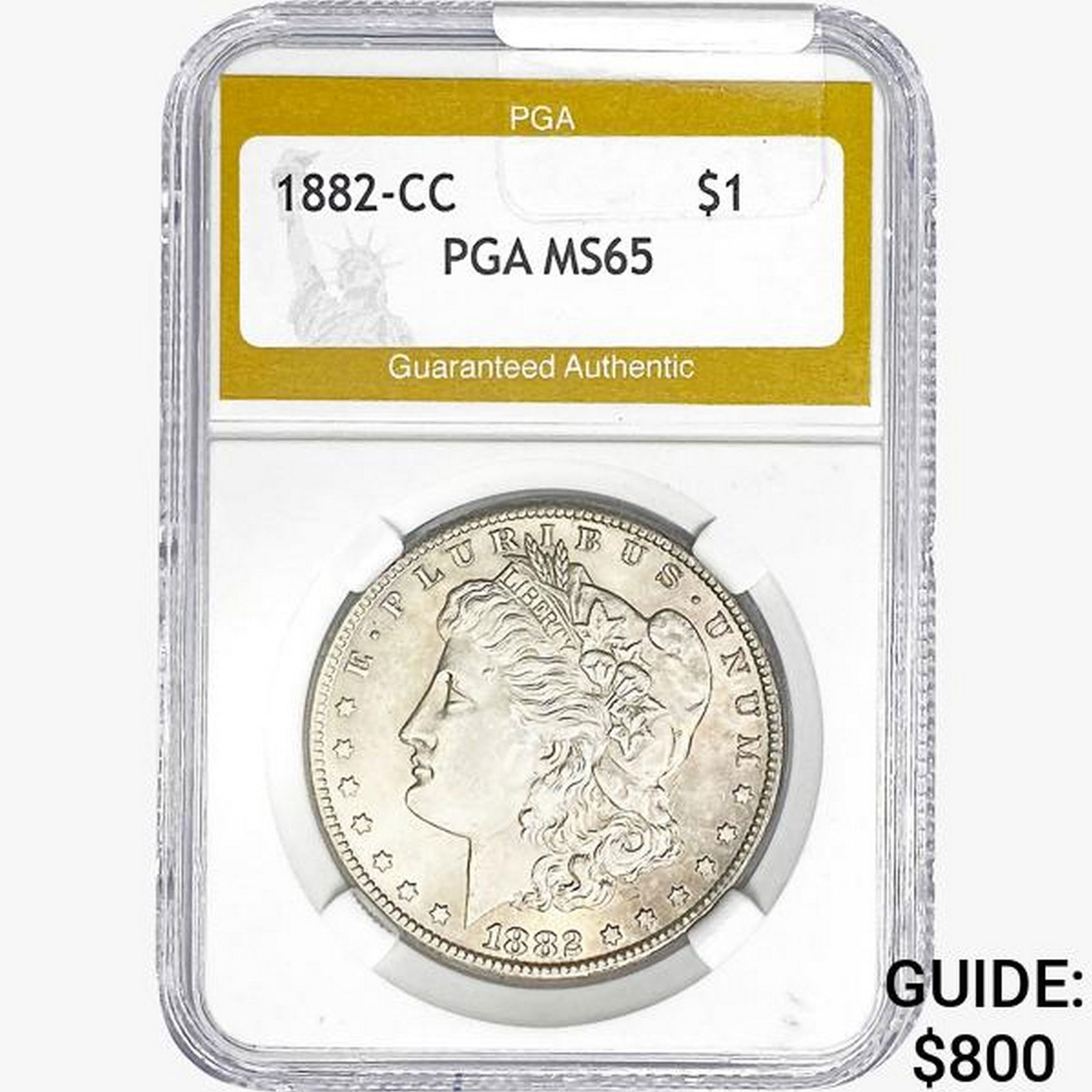 1882-CC Morgan Silver Dollar PGA MS65 (1 of 2)