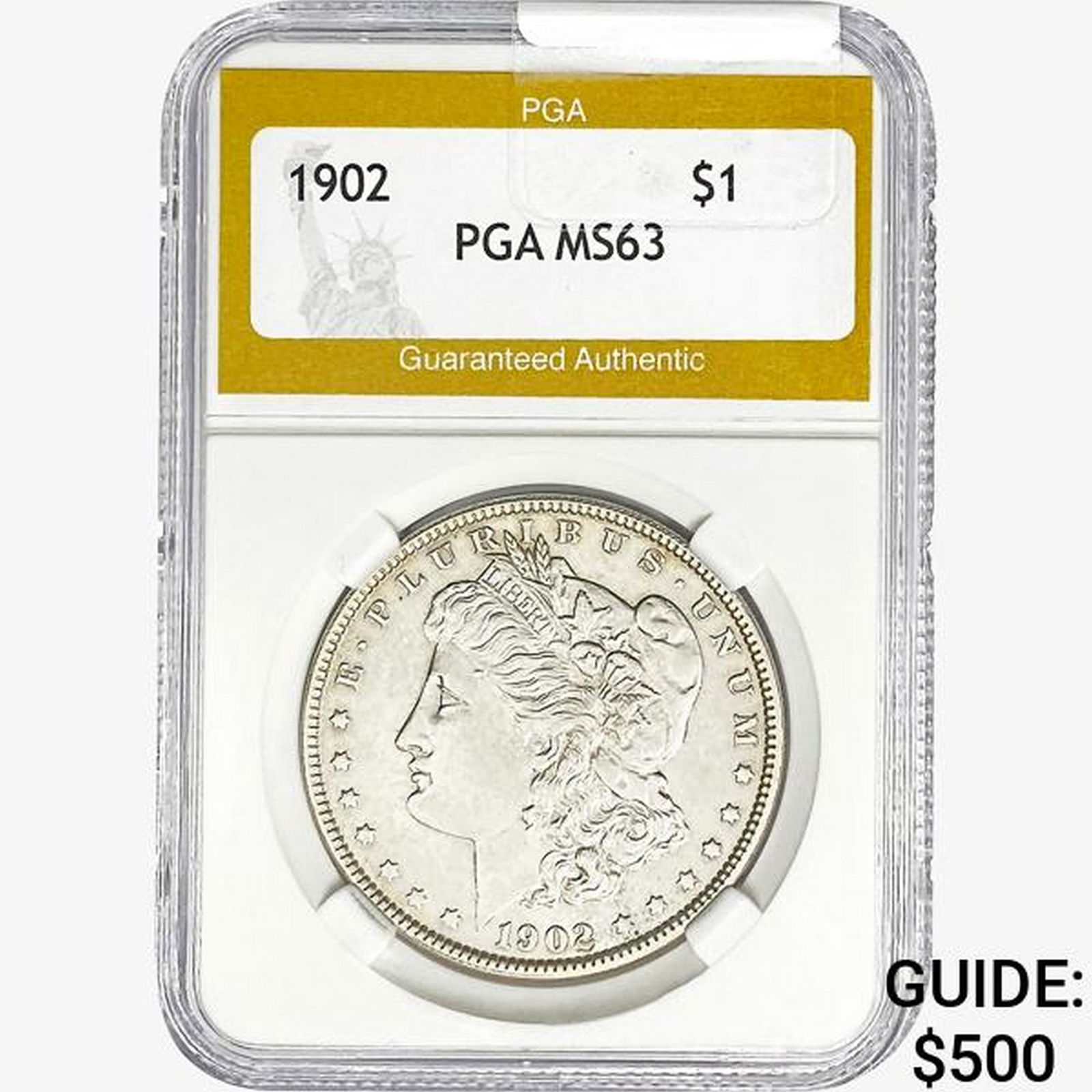 1902 Morgan Silver Dollar PGA MS63 (1 of 2)
