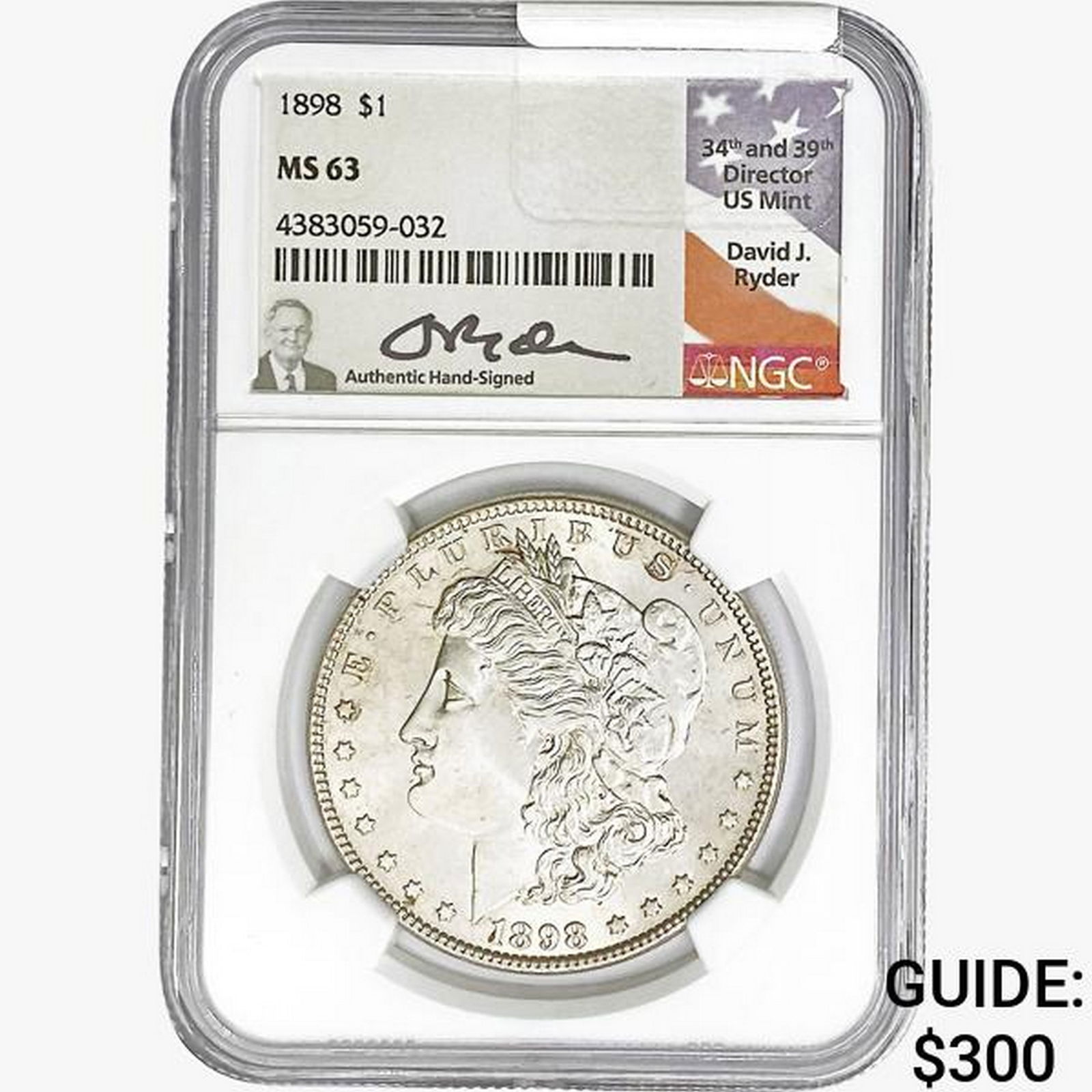 1898 Morgan Silver Dollar NGC MS63 (1 of 2)