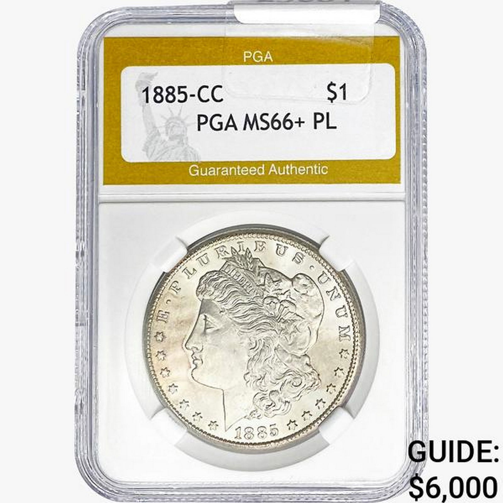 1885-CC Morgan Silver Dollar PGA MS66+ PL (1 of 2)