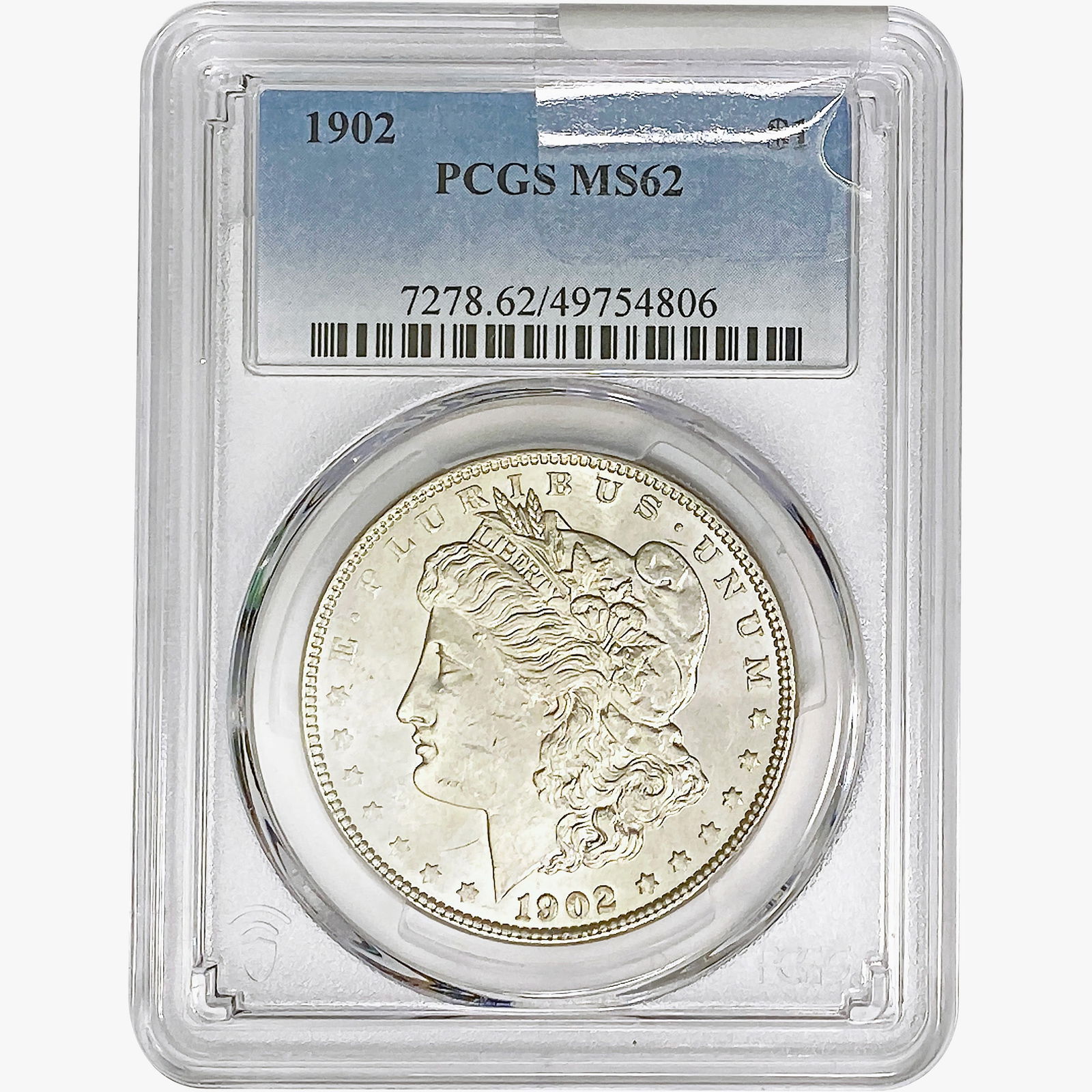 1902 Morgan Silver Dollar PCGS MS62 (1 of 2)