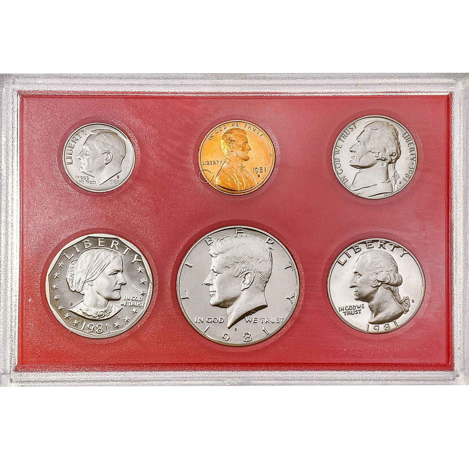 1981-S [6 Coin] U.S. Proof Set (1 of 2)