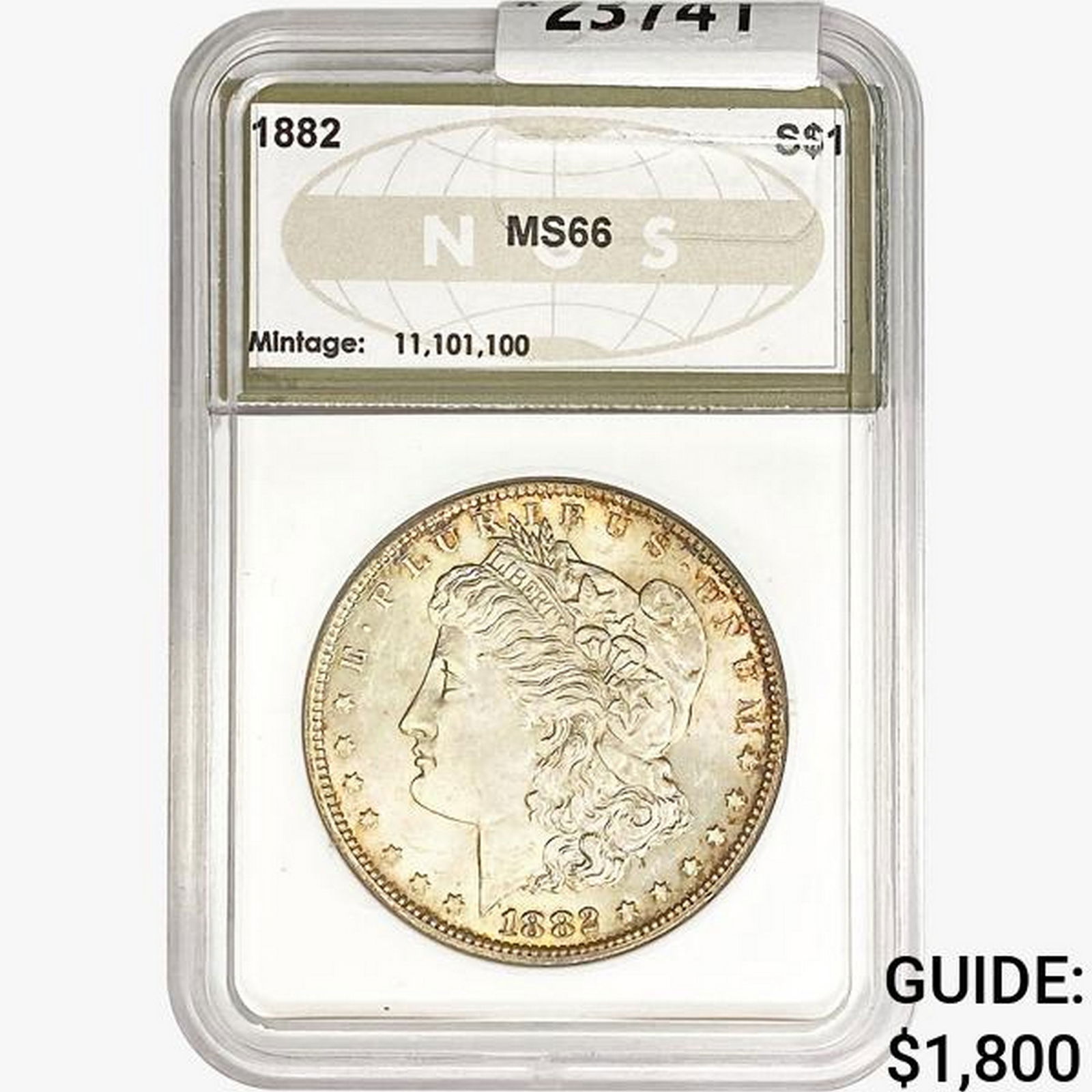 1882 Morgan Silver Dollar NGS MS66 (1 of 2)