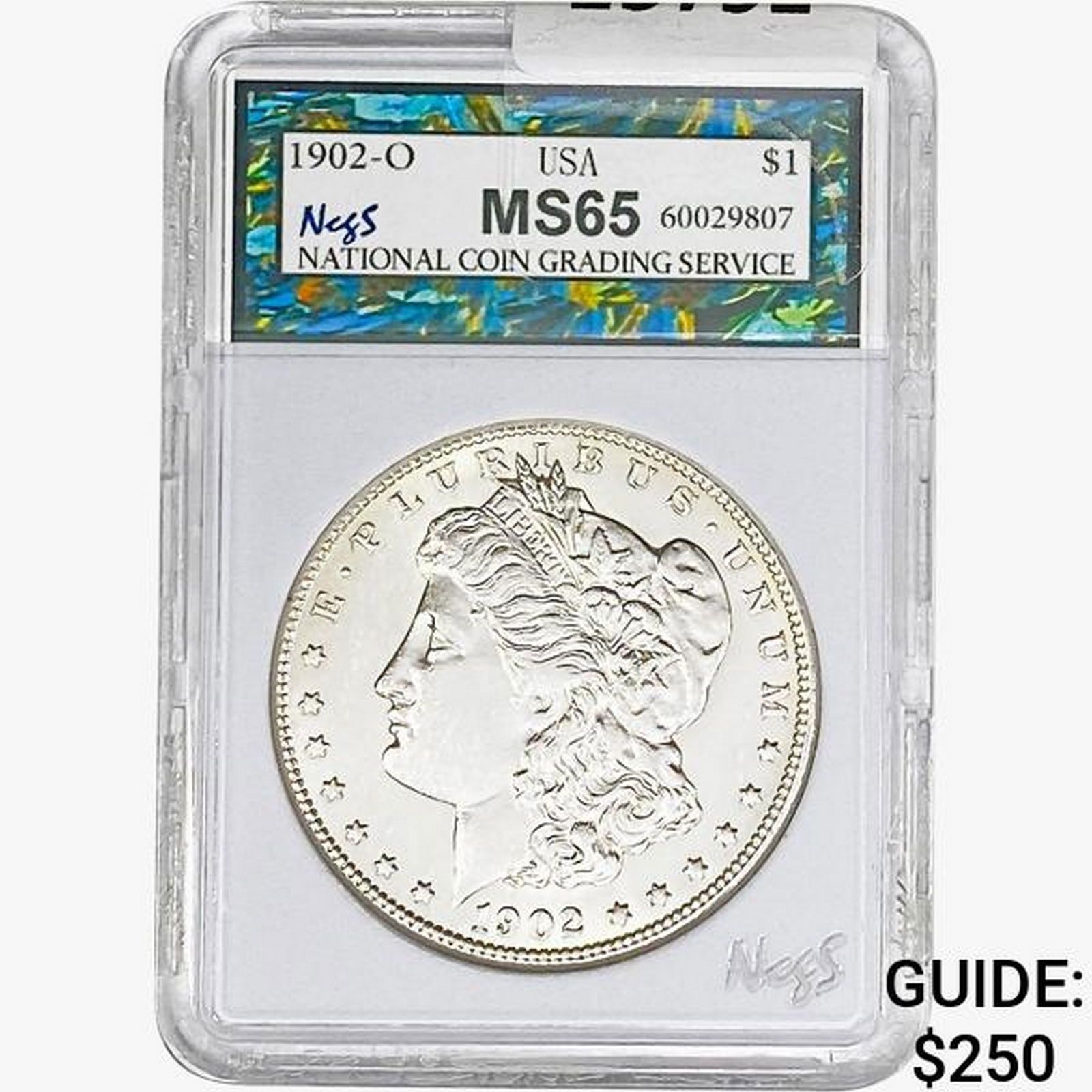 1902-O Morgan Silver Dollar NCGS MS65 (1 of 2)