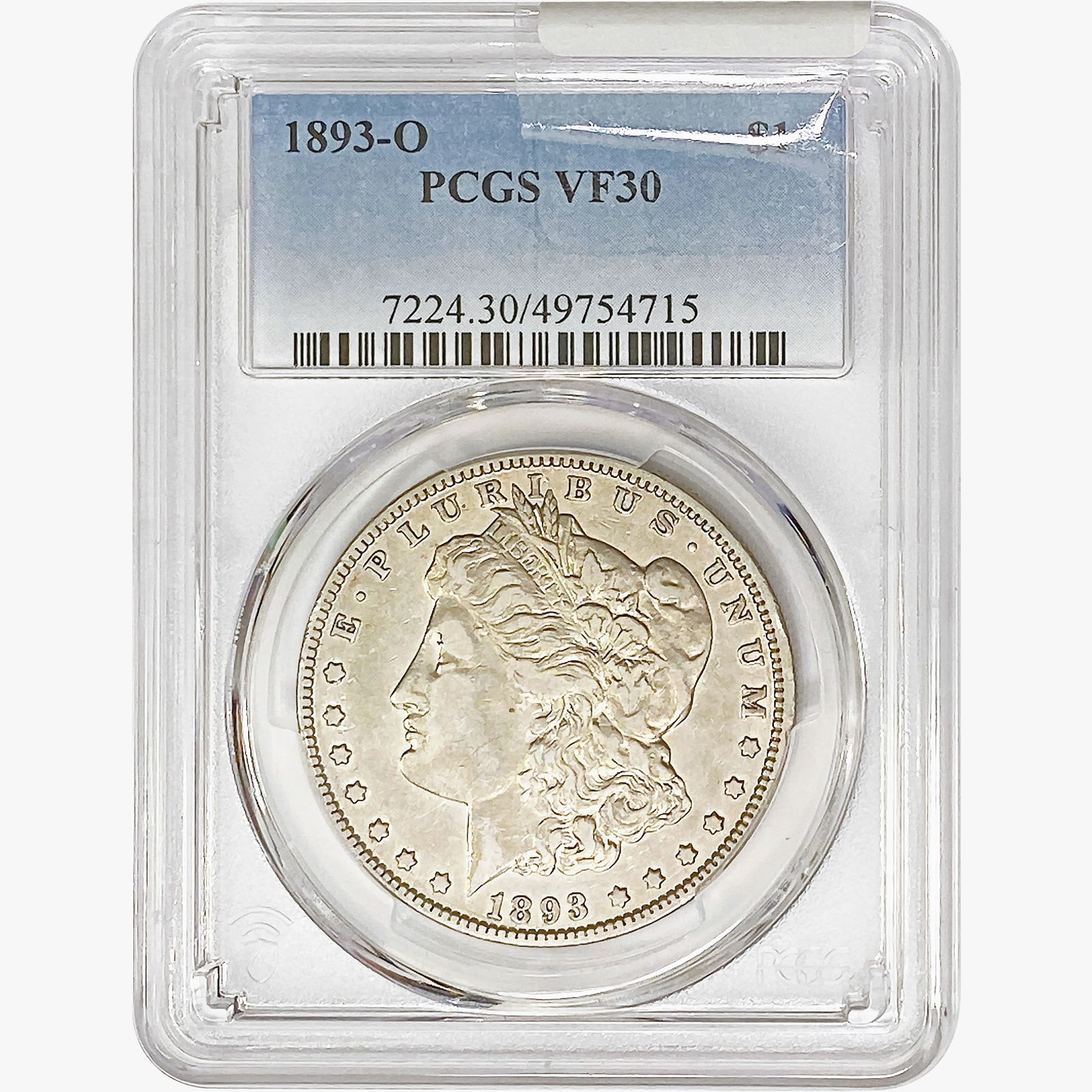 1893-O Morgan Silver Dollar PCGS VF30 (1 of 2)