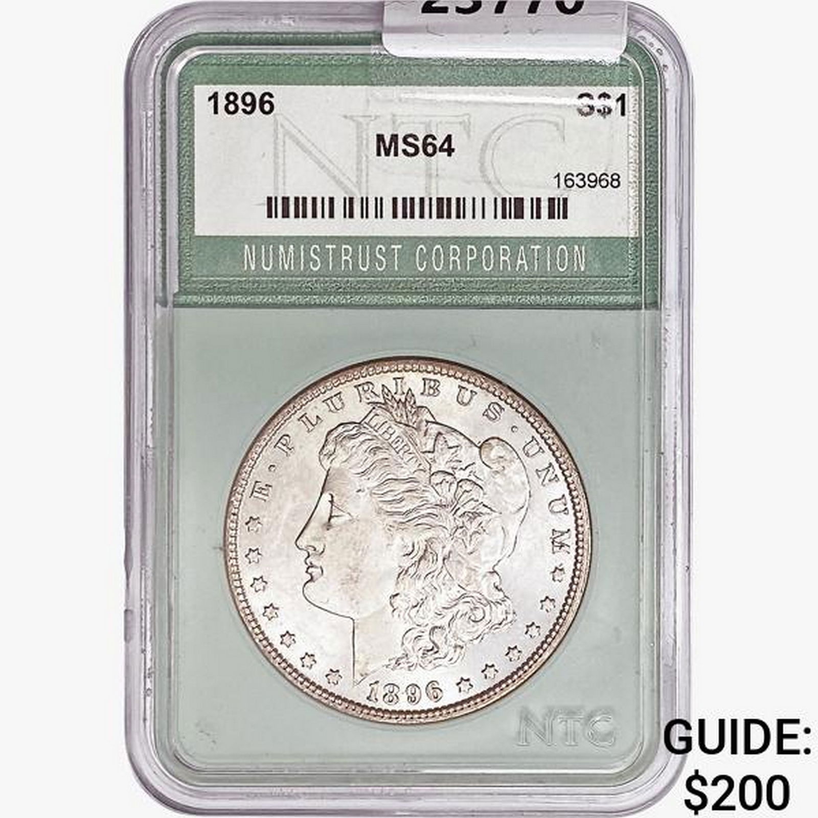 1896 Morgan Silver Dollar NTC MS64 (1 of 2)