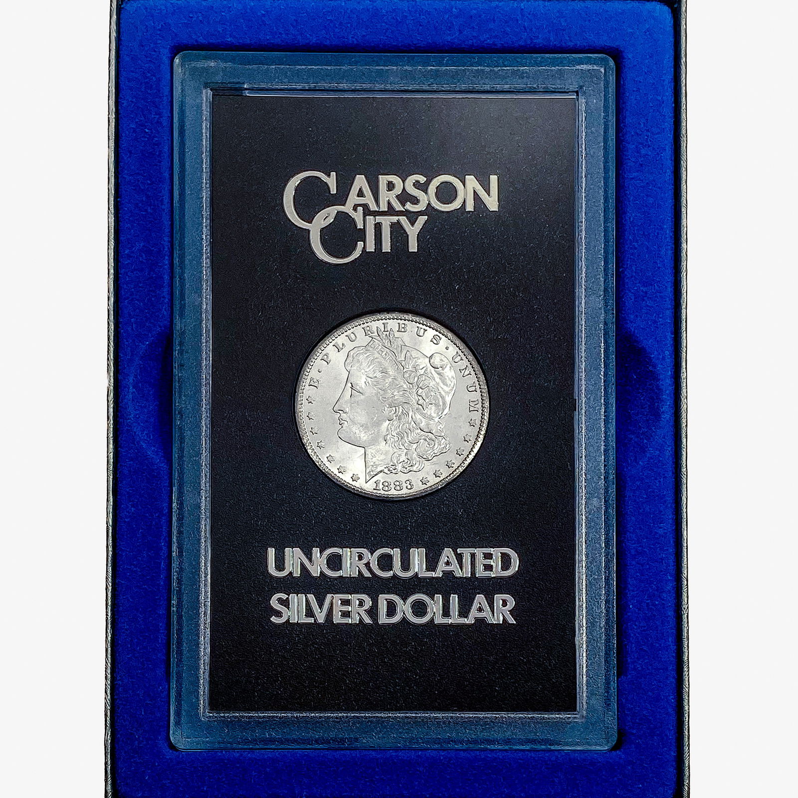 1883-CC Morgan Silver Dollar   UNC GSA (1 of 3)