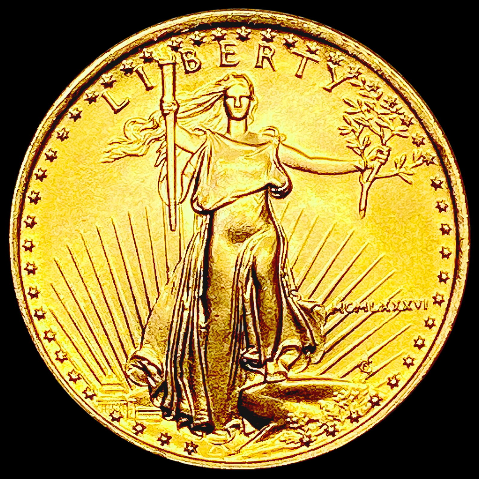 1986 1/10th oz $5 American Gold Eagle SUPERB GEM BU (1 of 2)