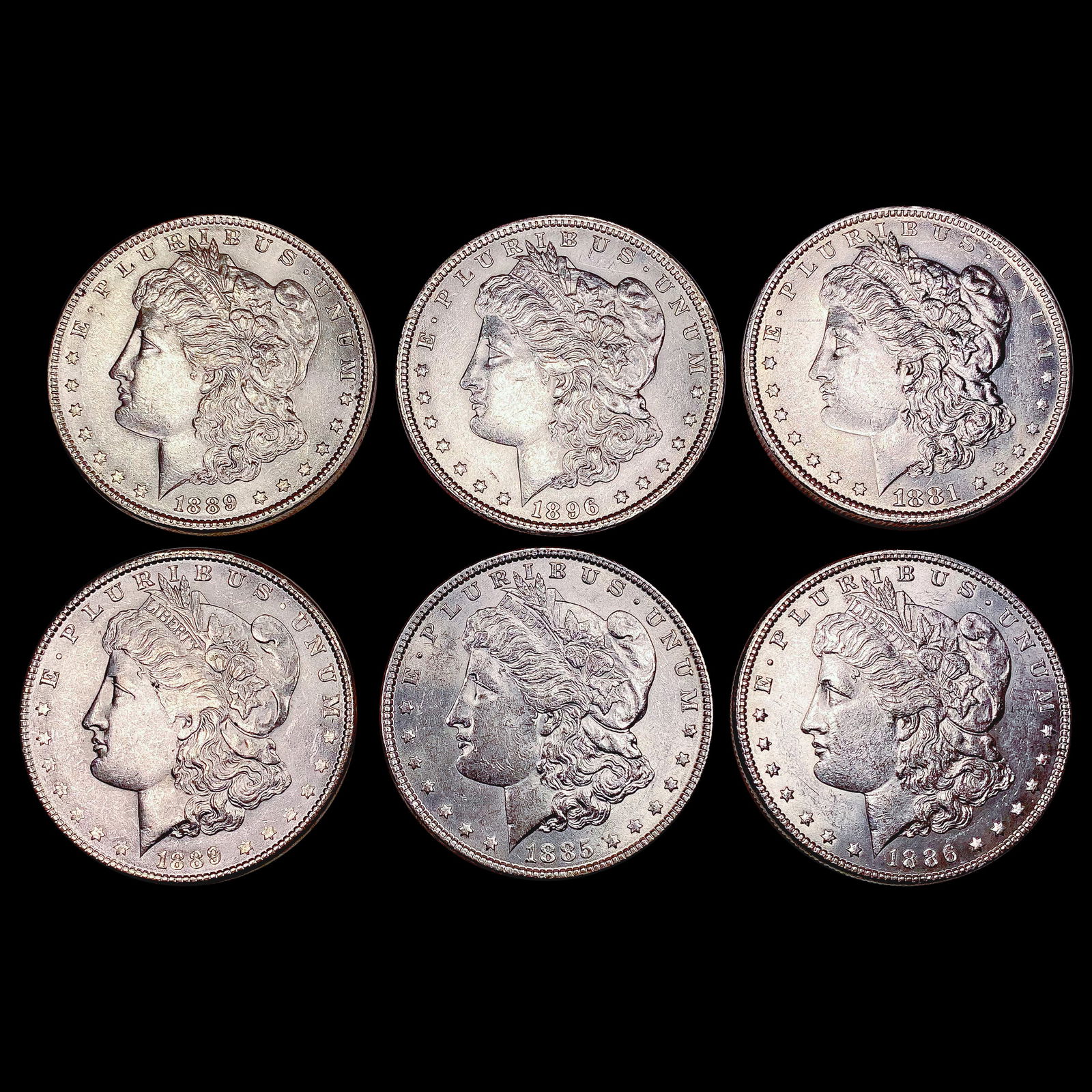 [6] 1881-O-1896 Morgan Silver Dollar UNCIRCULATED (1 of 2)