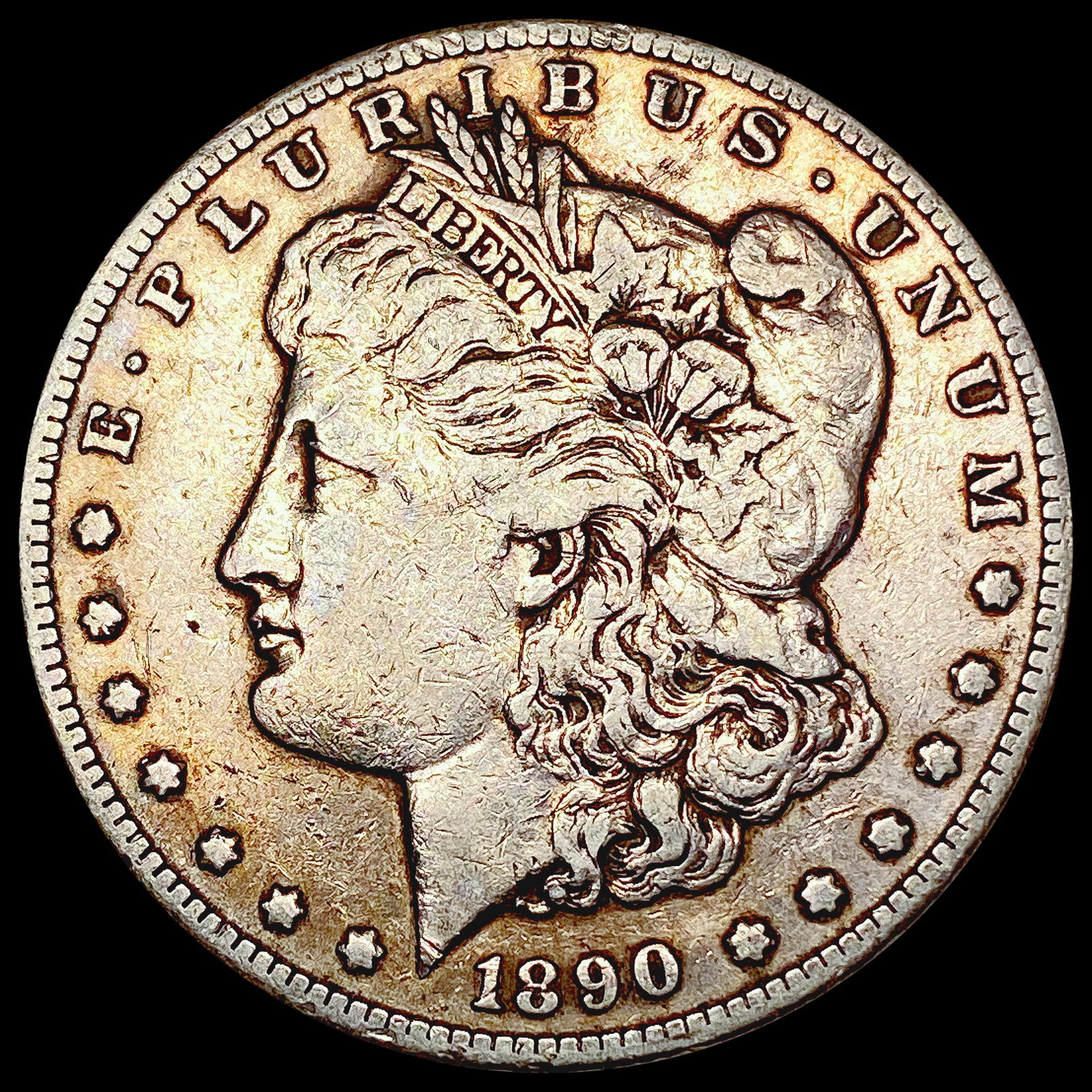 1890-CC Morgan Silver Dollar LIGHTLY CIRCULATED (1 of 2)