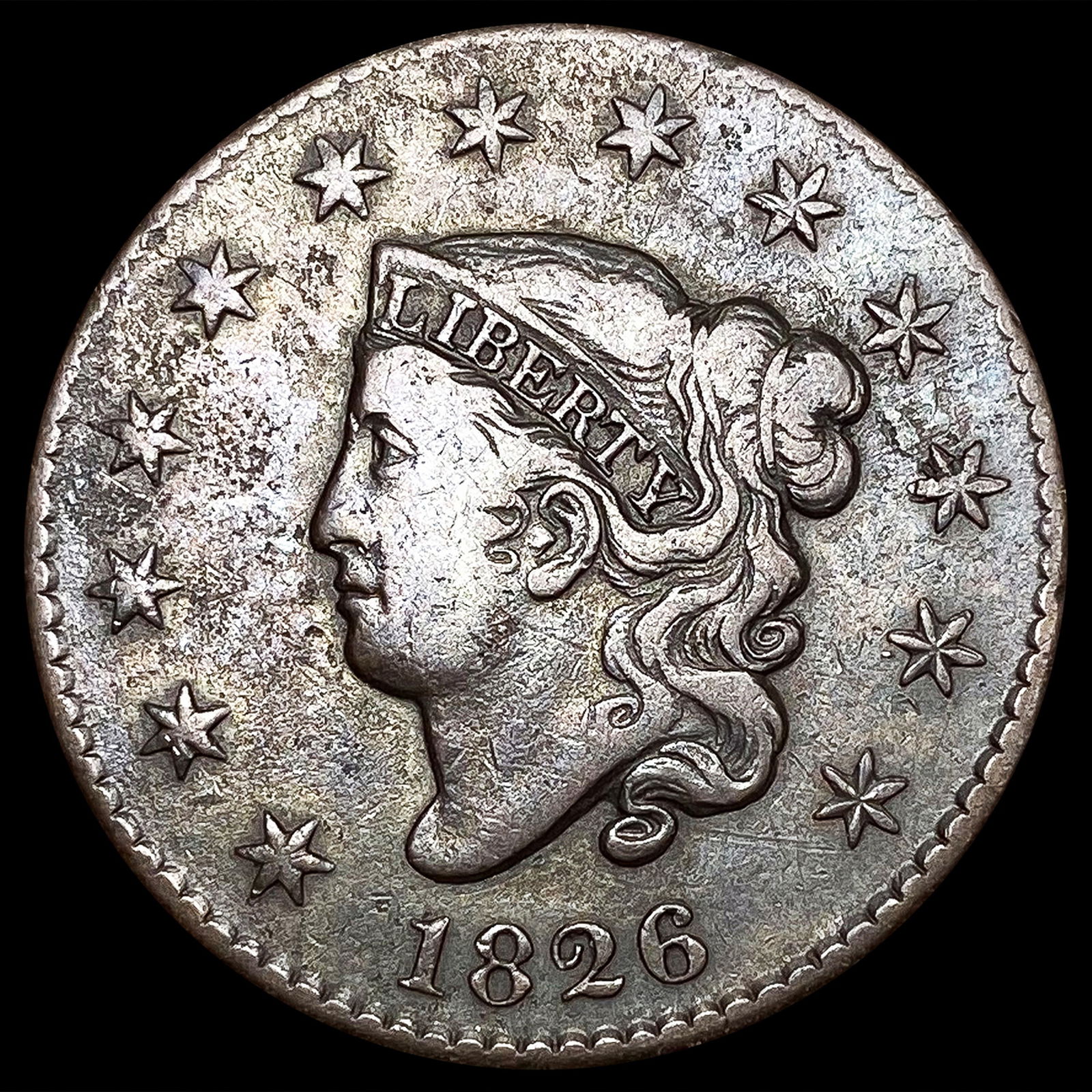 1826 Coronet Head Large Cent NEARLY UNCIRCULATED (1 of 2)
