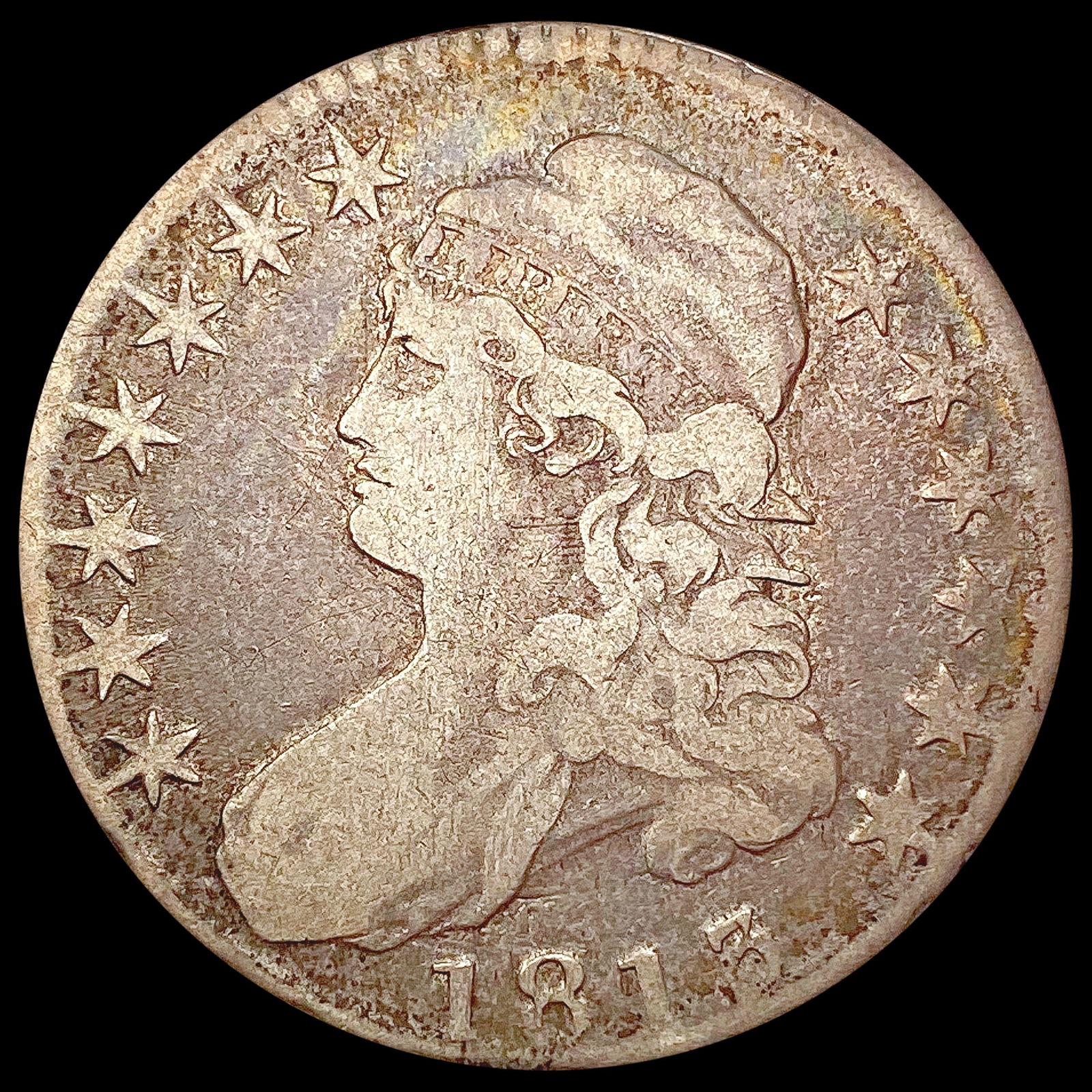 1813 Capped Bust Half Dollar NICELY CIRCULATED (1 of 2)