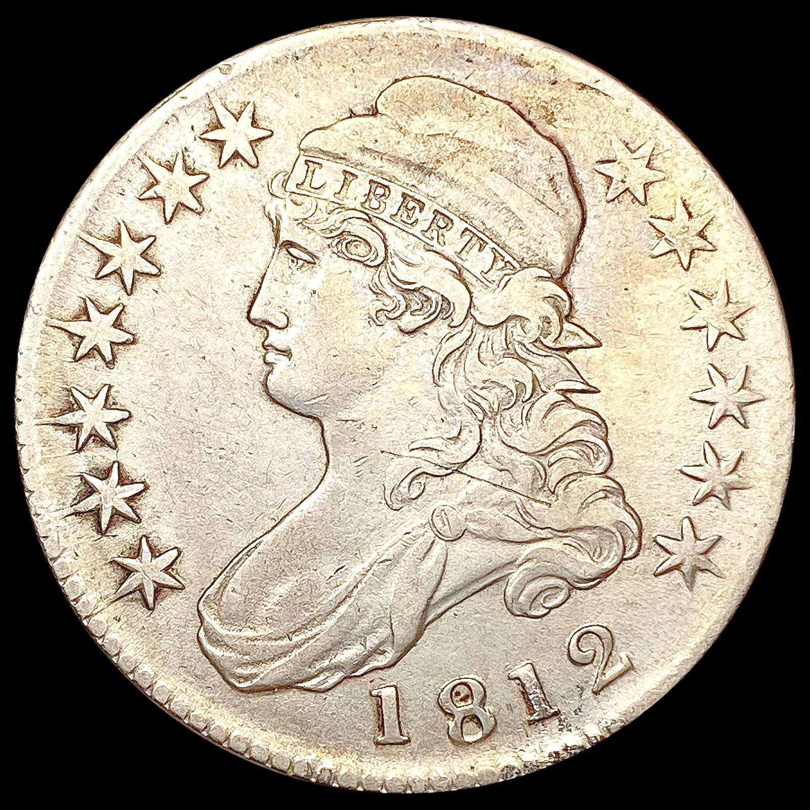 1812 Capped Bust Half Dollar CLOSELY UNCIRCULATED (1 of 2)