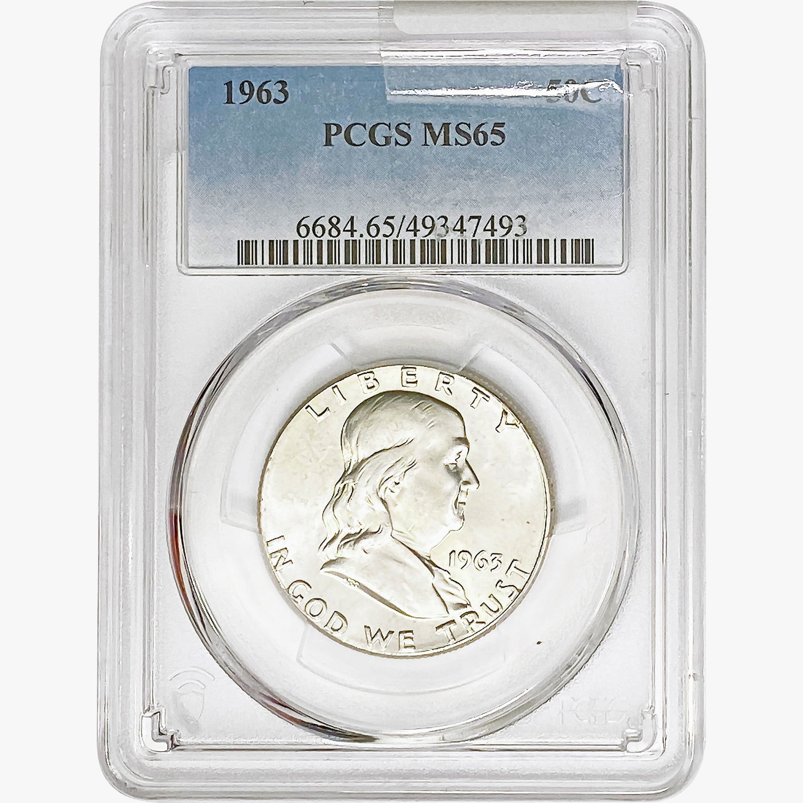 1963 Franklin Half Dollar PCGS MS65 (1 of 2)