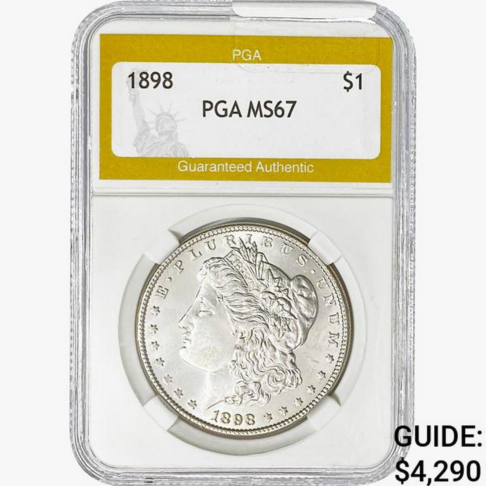 1898 Morgan Silver Dollar PGA MS67 (1 of 2)