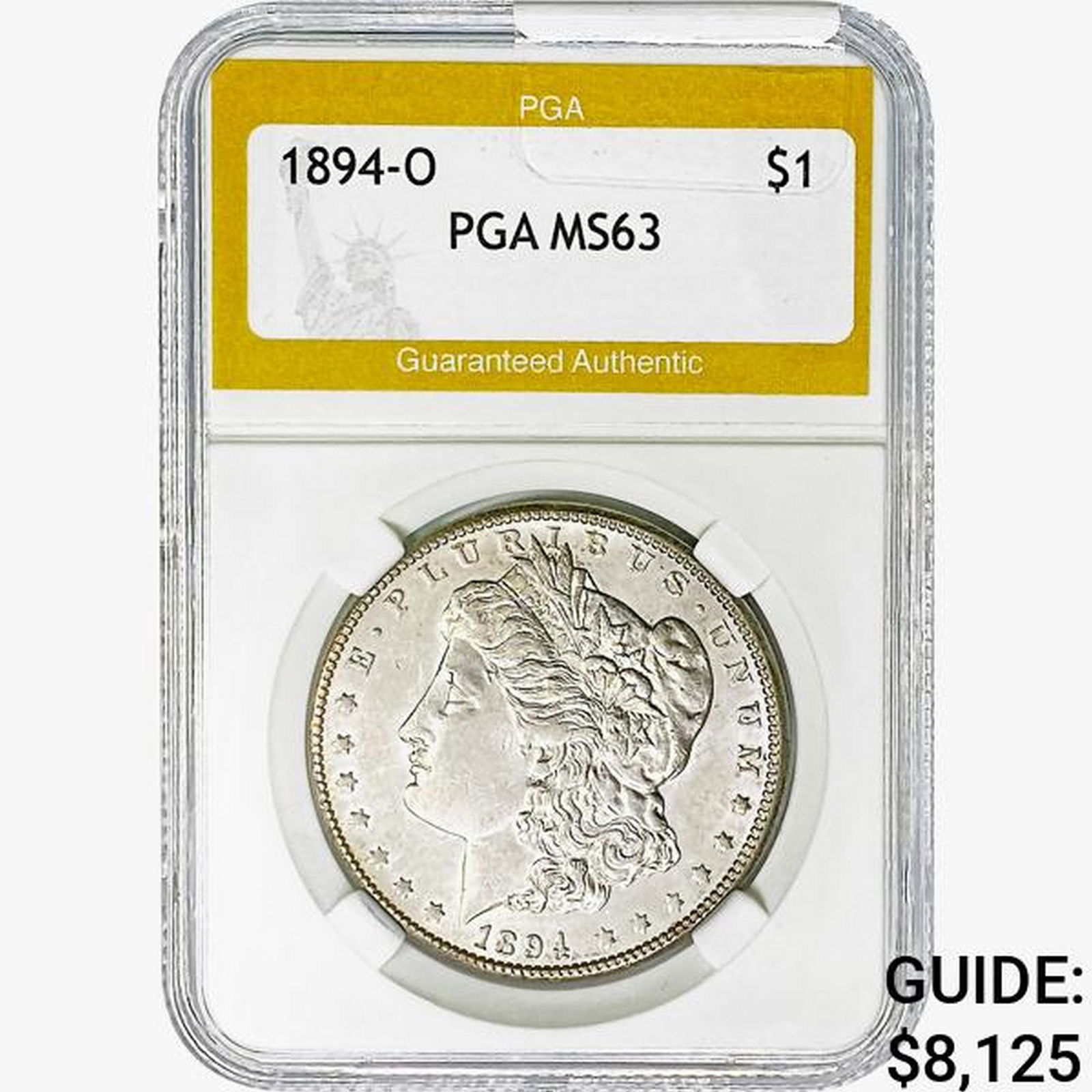 1894-O Morgan Silver Dollar PGA MS63 (1 of 2)