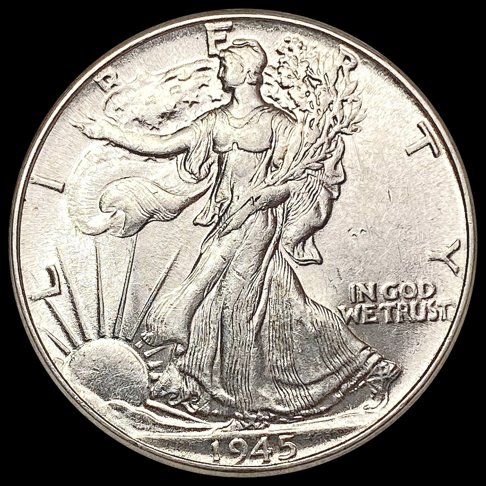 1945 Walking Liberty Half Dollar UNCIRCULATED (1 of 2)