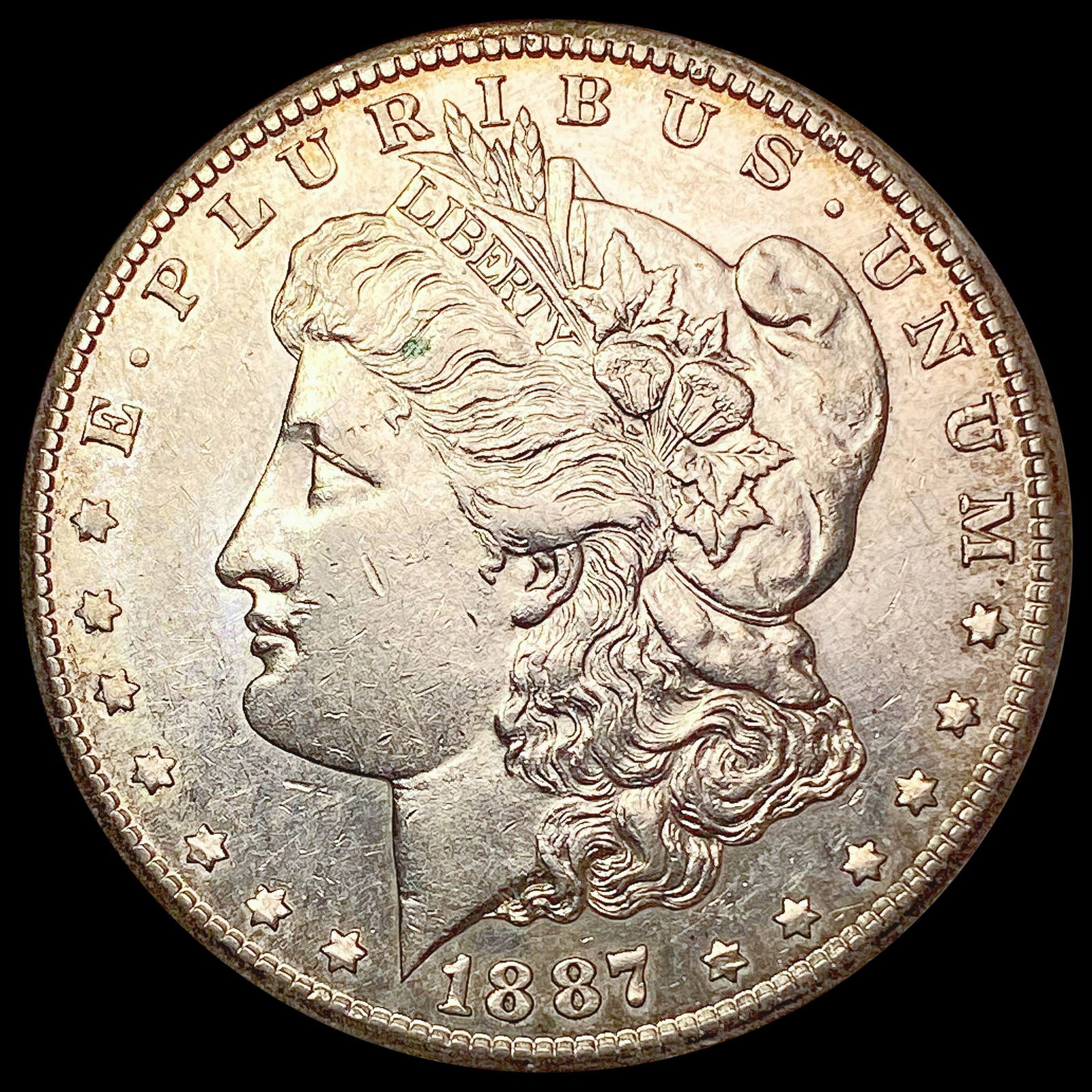 1887-S Morgan Silver Dollar CLOSELY UNCIRCULATED (1 of 2)
