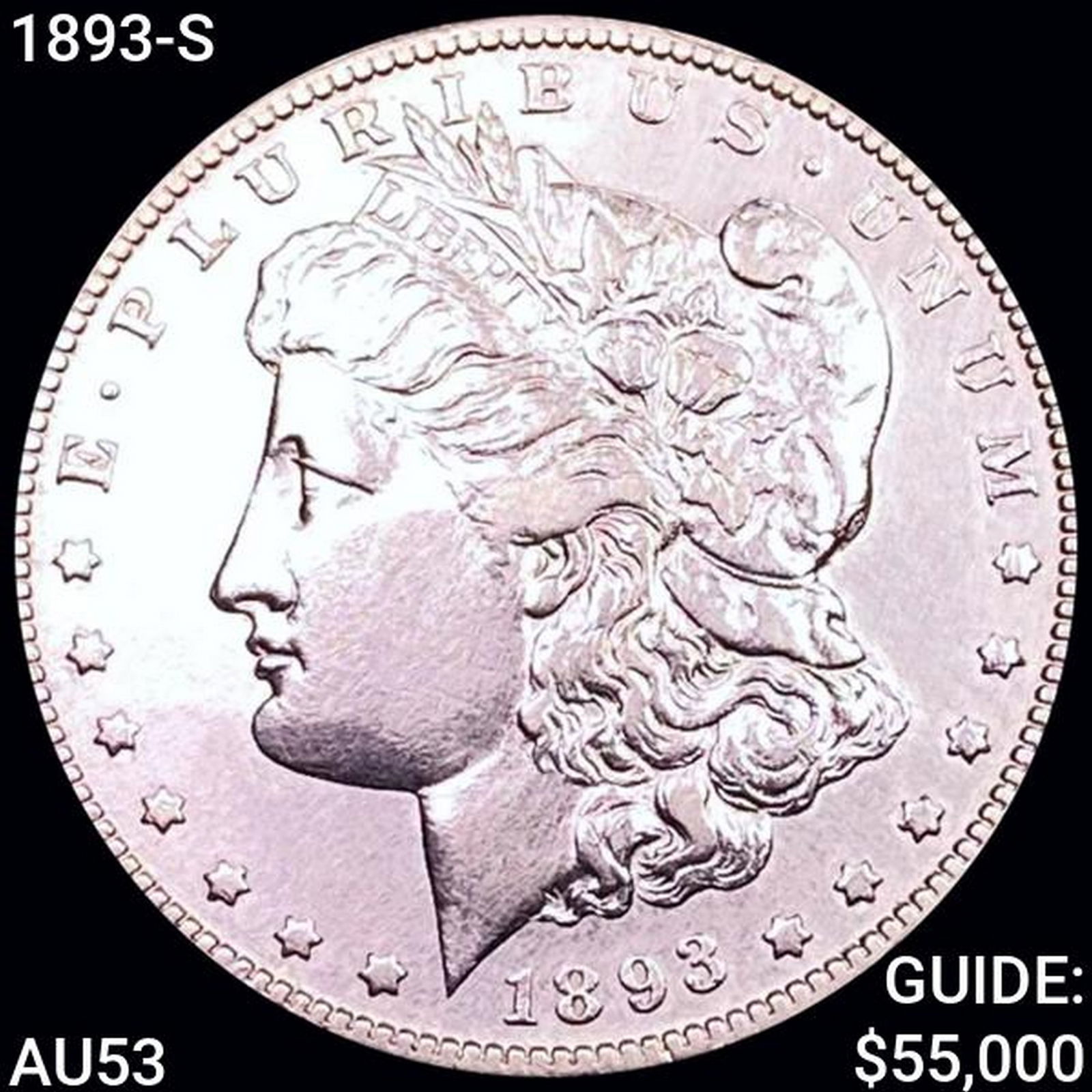 1893-S Morgan Silver Dollar CLOSELY UNCIRCULATED (1 of 2)