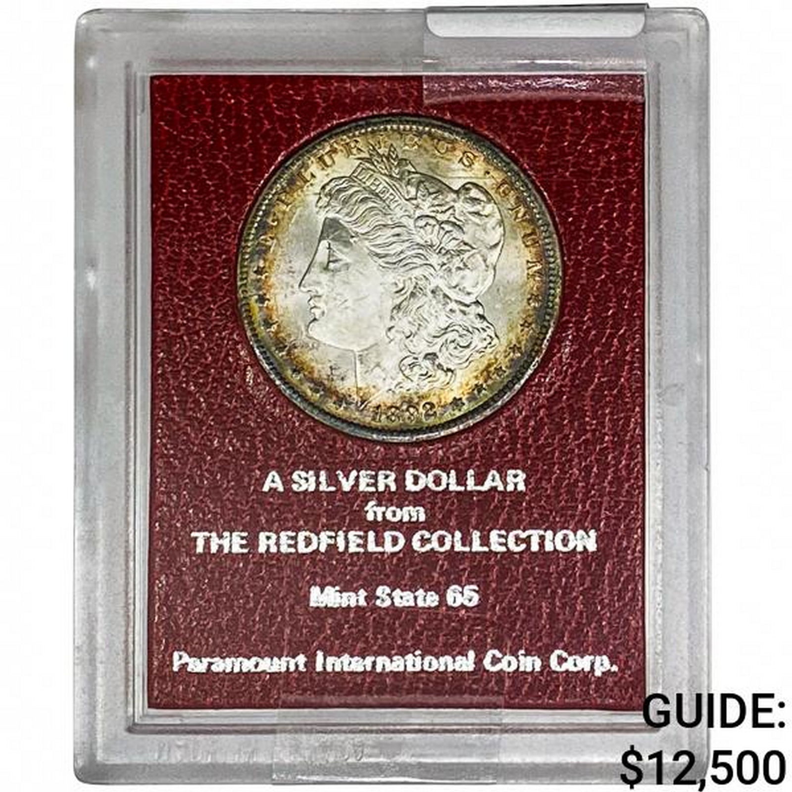 1892-CC Morgan Silver Dollar PICC MS65 Redfield (1 of 2)