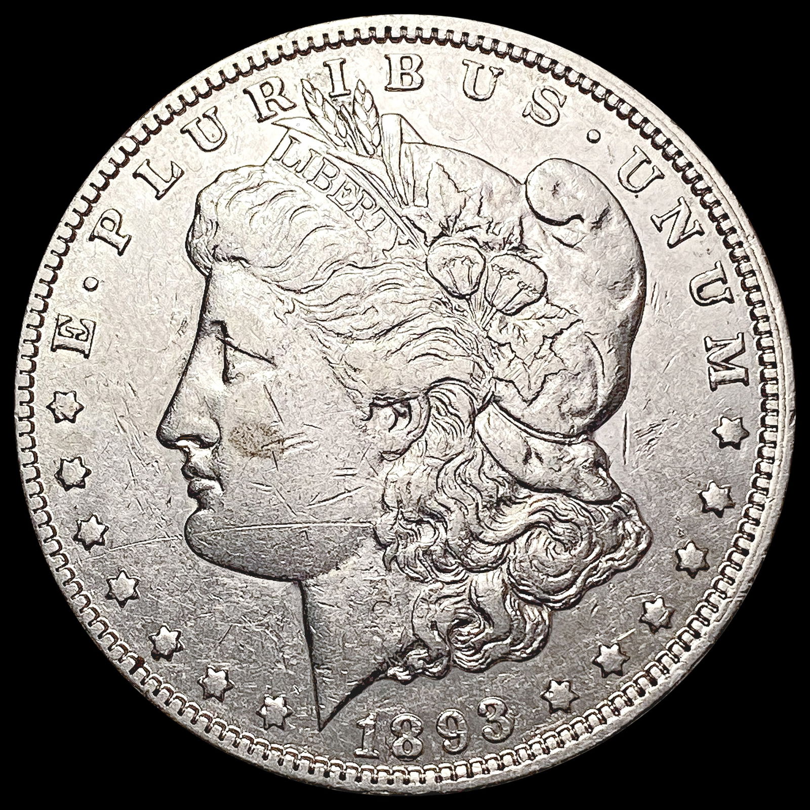 1893-O Morgan Silver Dollar CLOSELY UNCIRCULATED (1 of 2)