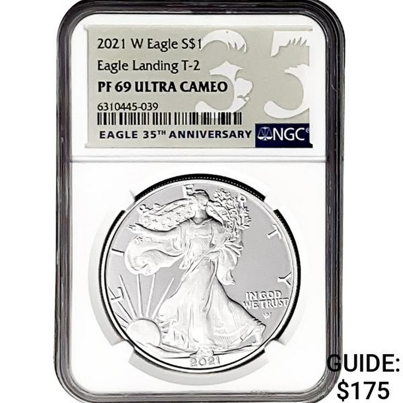 2021-W Type 2 Silver Eagle NGC PF69 Ultra Cameo (1 of 2)