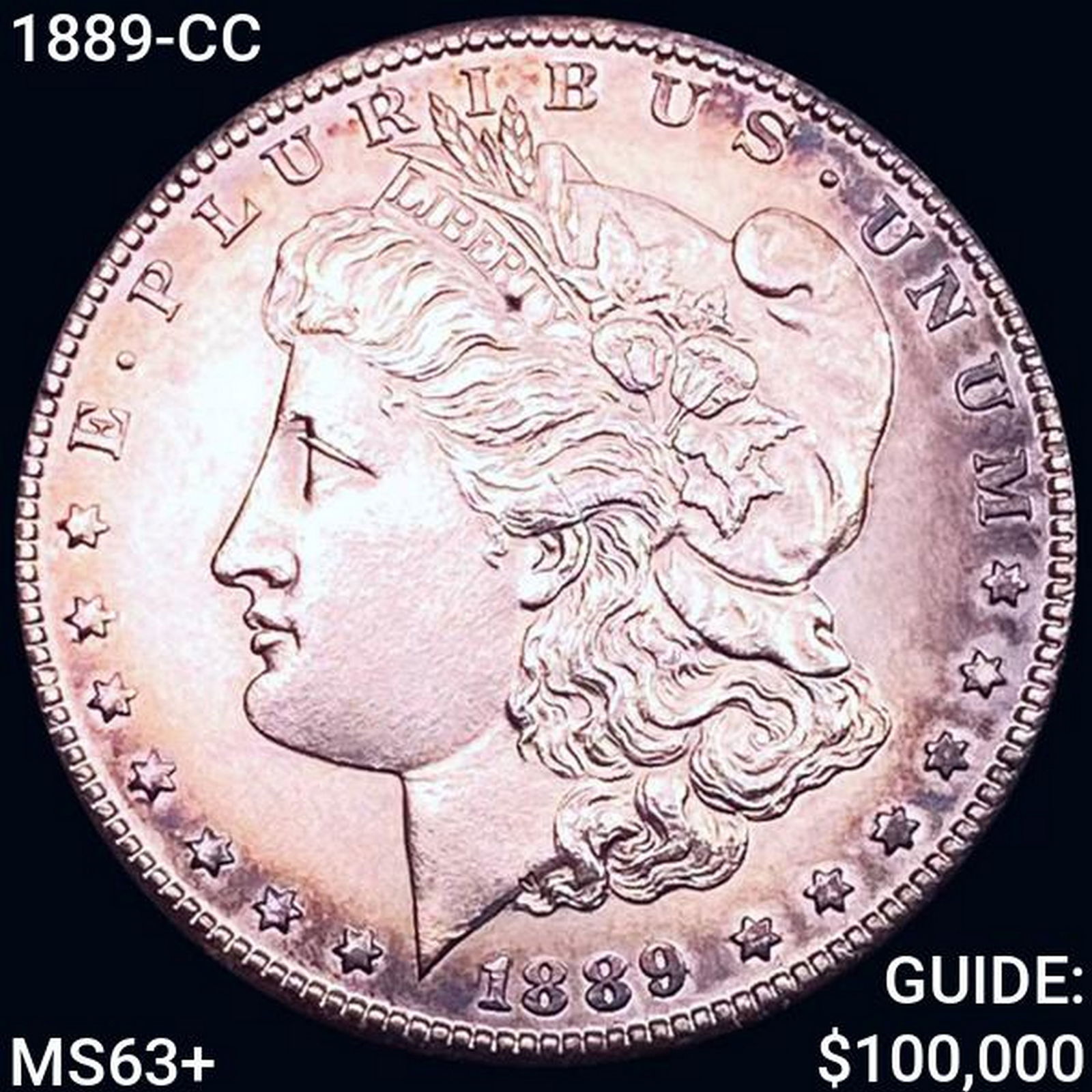 1889-CC Morgan Silver Dollar CHOICE BU+ (1 of 2)