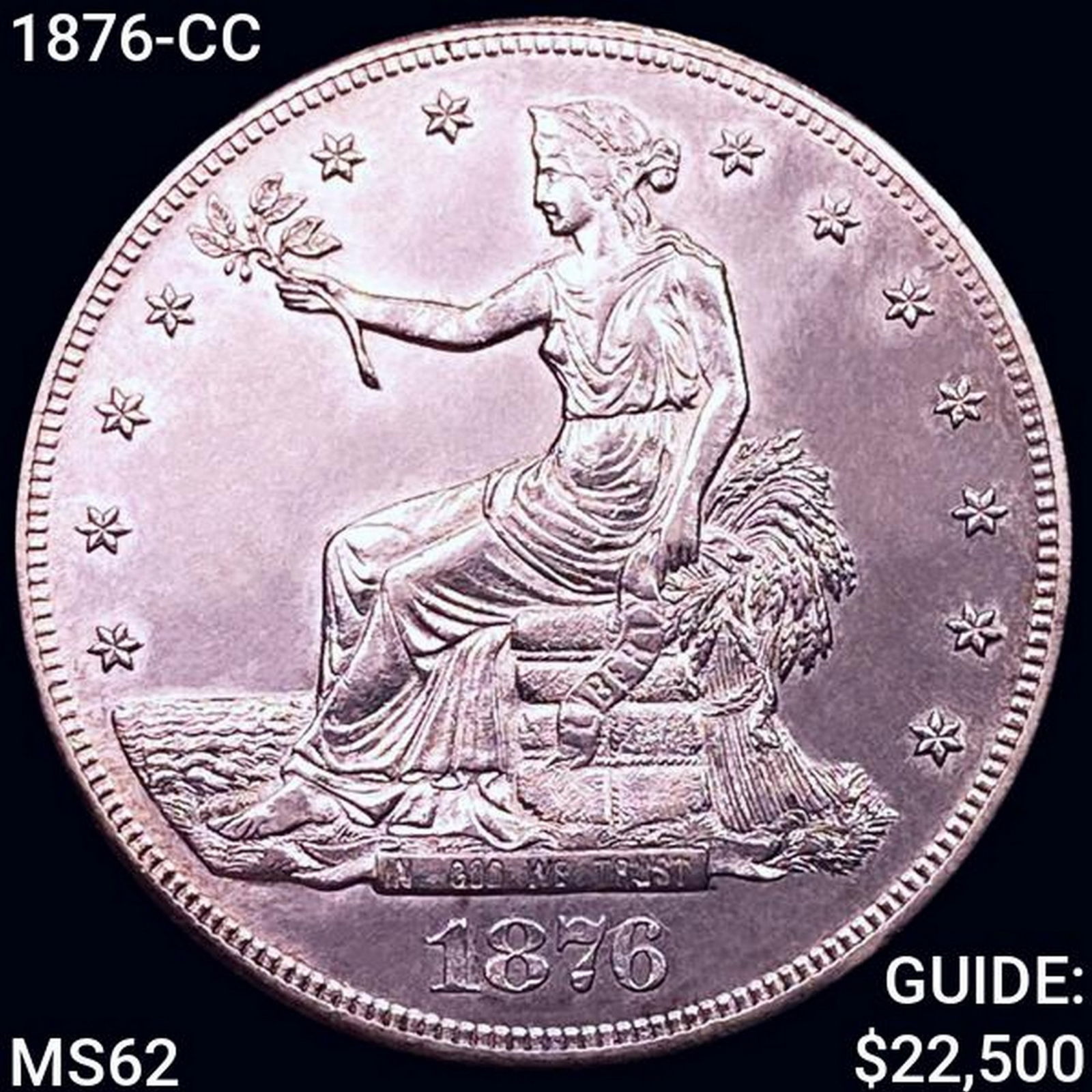 1876-CC Silver Trade Dollar UNCIRCULATED (1 of 2)