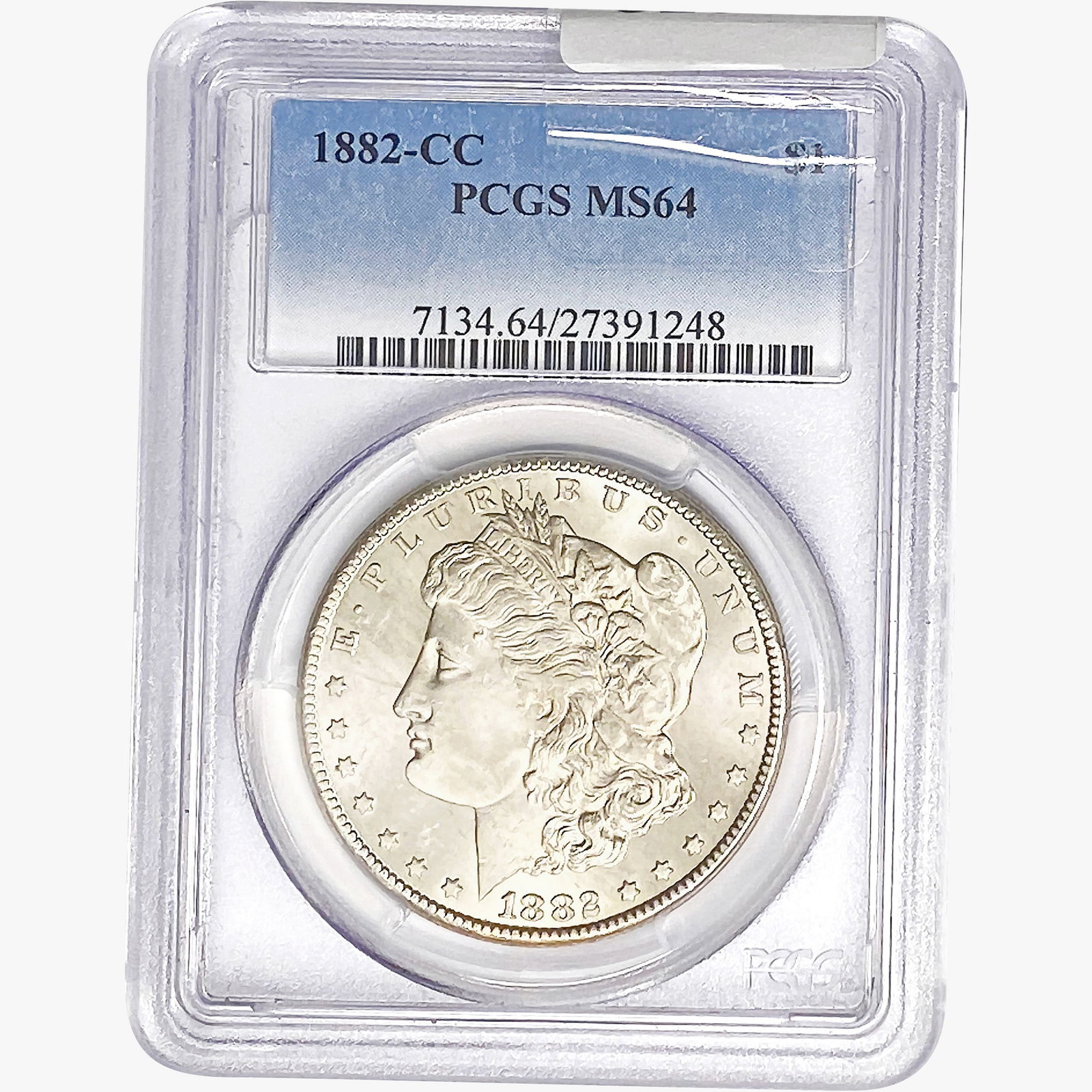 1882-CC Morgan Silver Dollar PCGS MS64 (1 of 2)