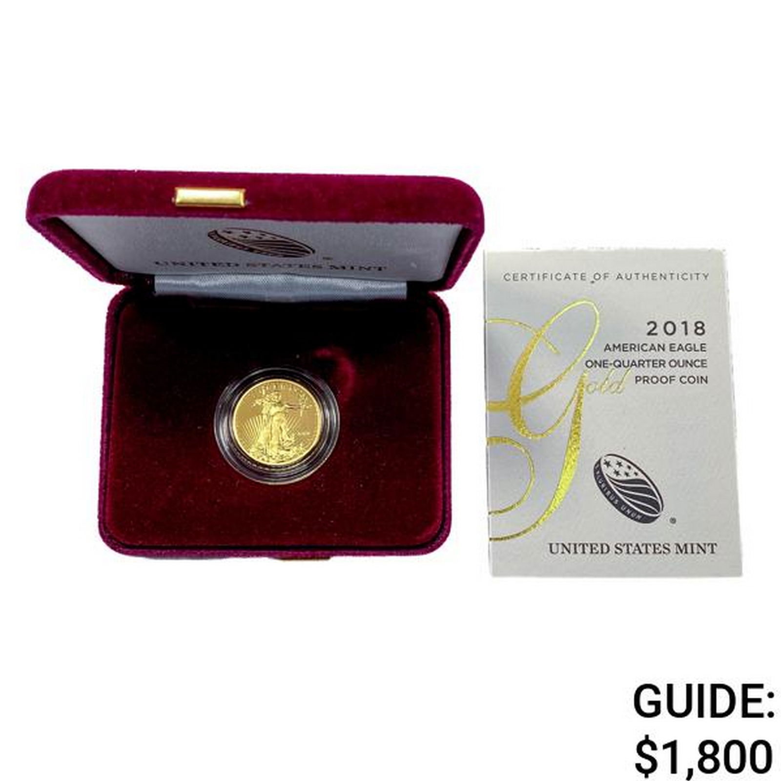 2018 1/4oz $10 AGE (1 of 2)