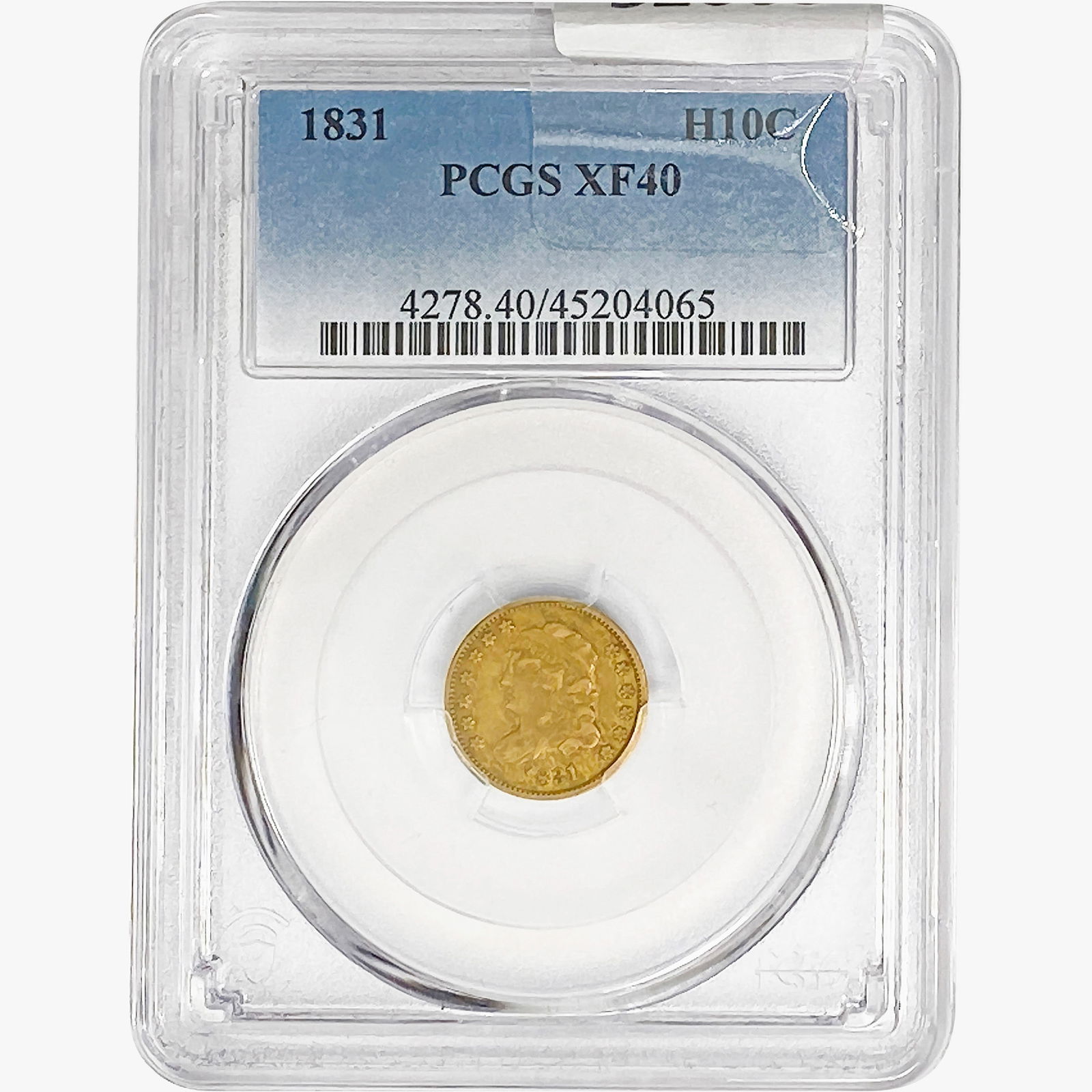 1831 Capped Bust Half Dime PCGS XF40 (1 of 2)