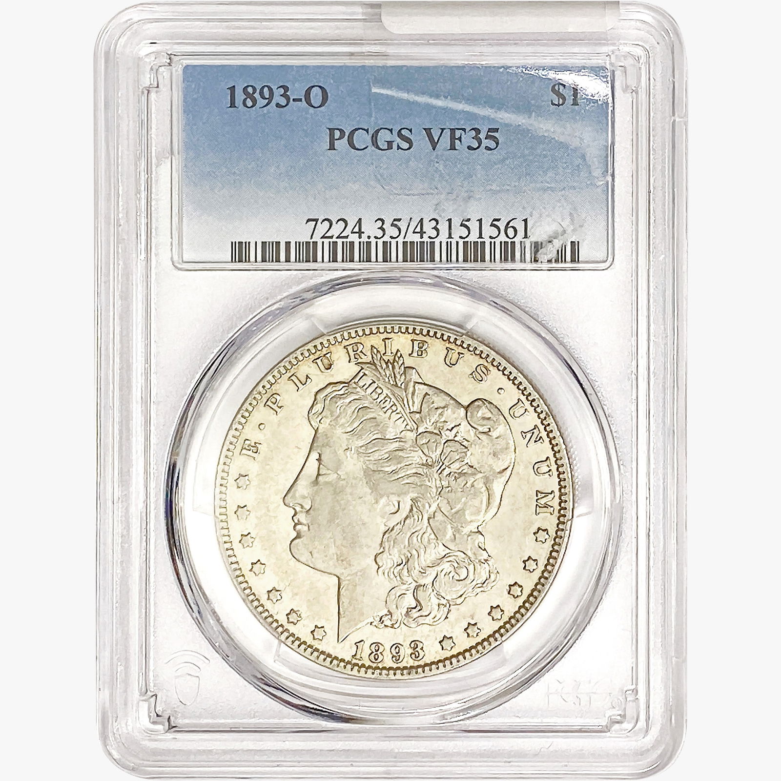 1893-O Morgan Silver Dollar PCGS VF35 (1 of 2)