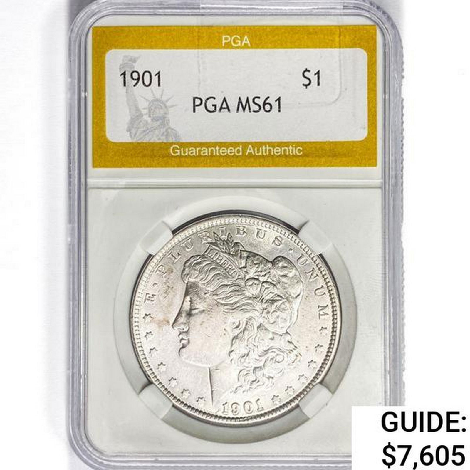 1901 Morgan Silver Dollar PGA MS61 (1 of 2)