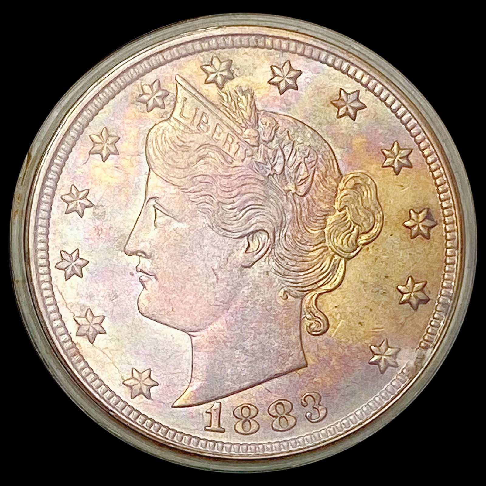 1883 No Cents Liberty Victory Nickel UNCIRCULATED (1 of 2)